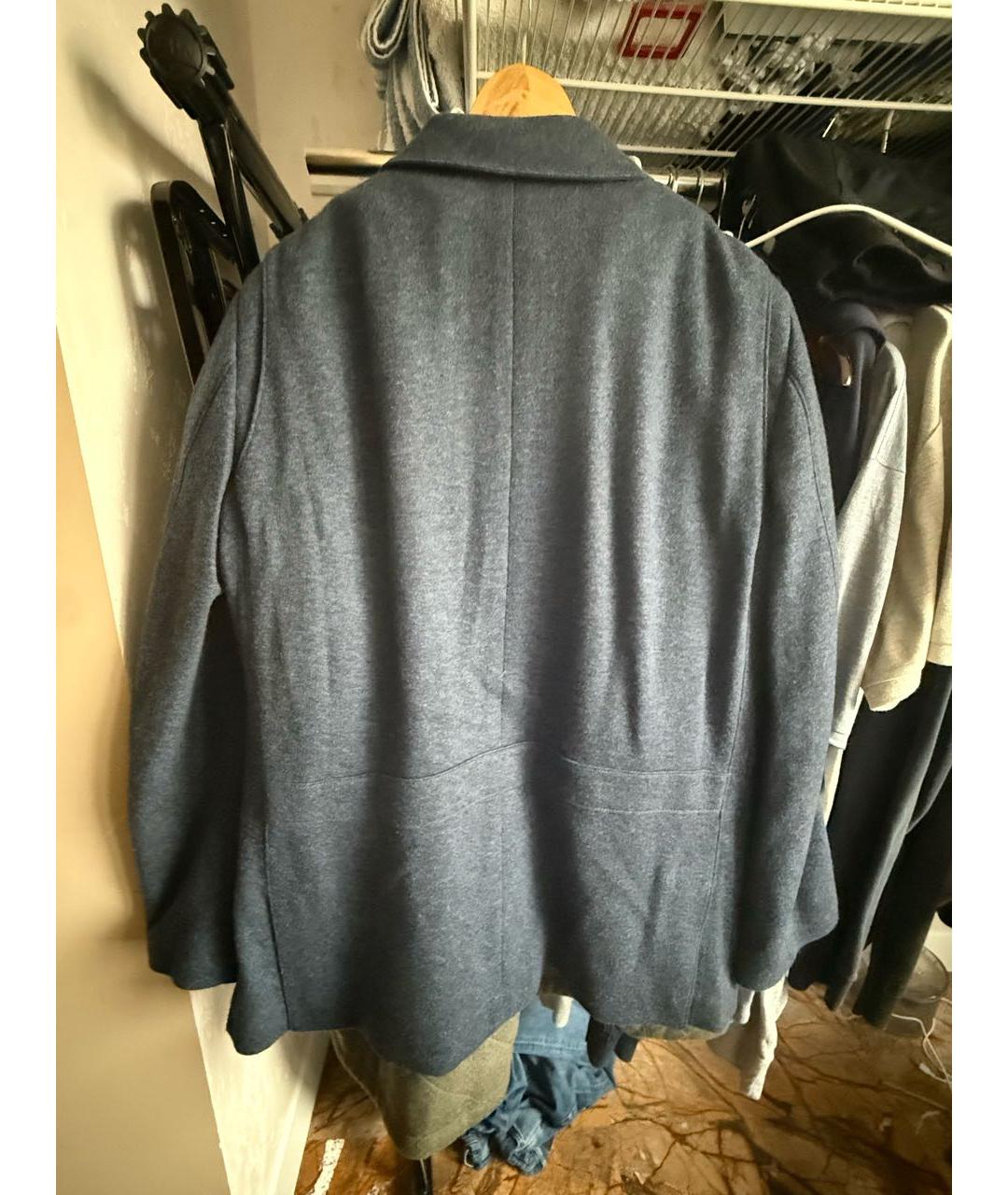 LORO PIANA Темно-синяя кашемировая куртка, фото 2