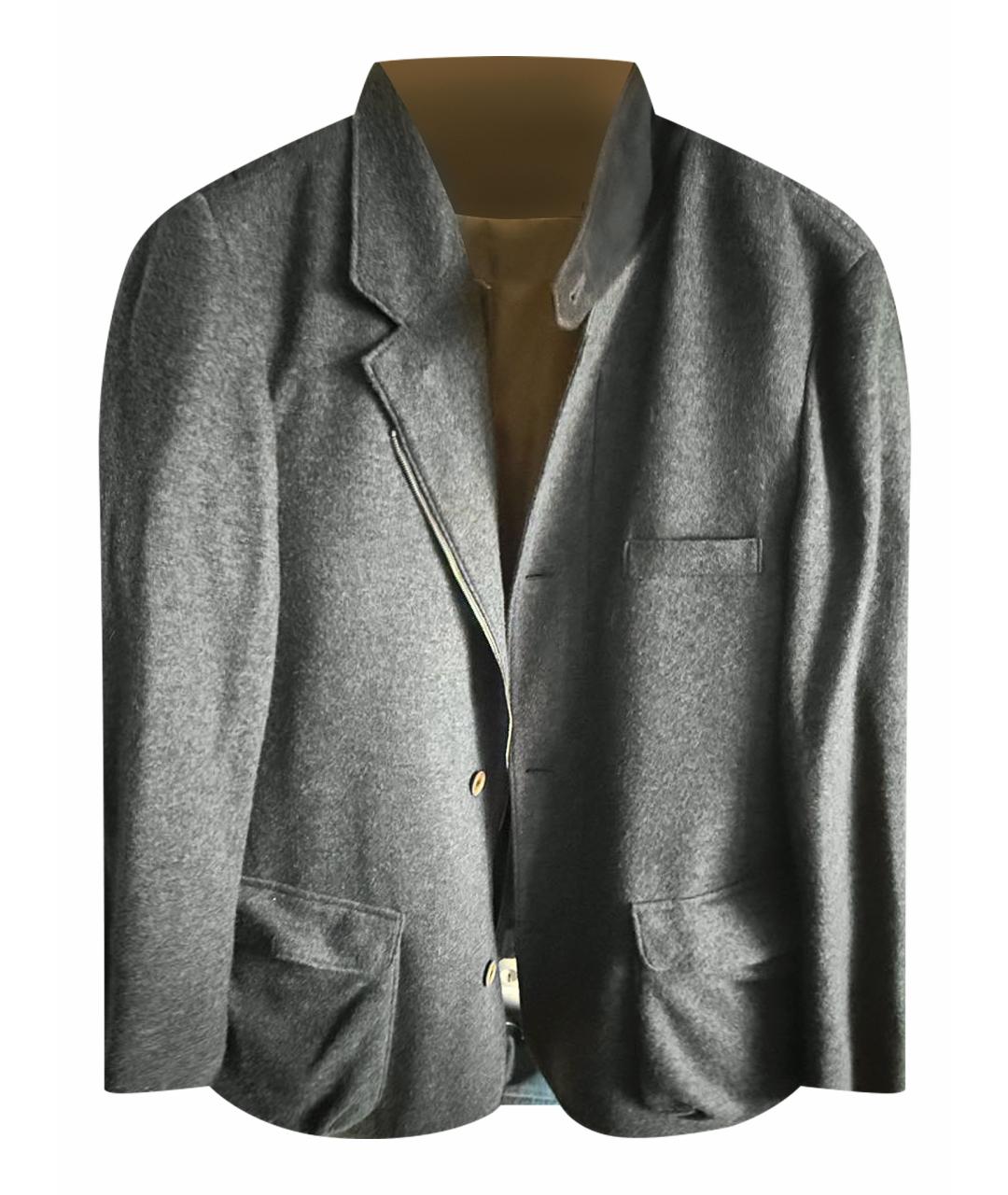 LORO PIANA Темно-синяя кашемировая куртка, фото 1