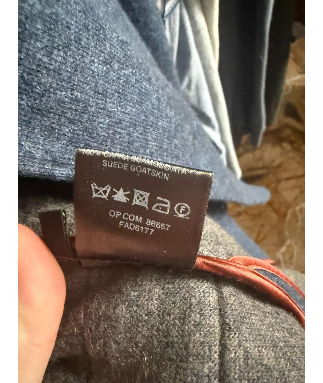 LORO PIANA Темно-синяя кашемировая куртка, фото 6