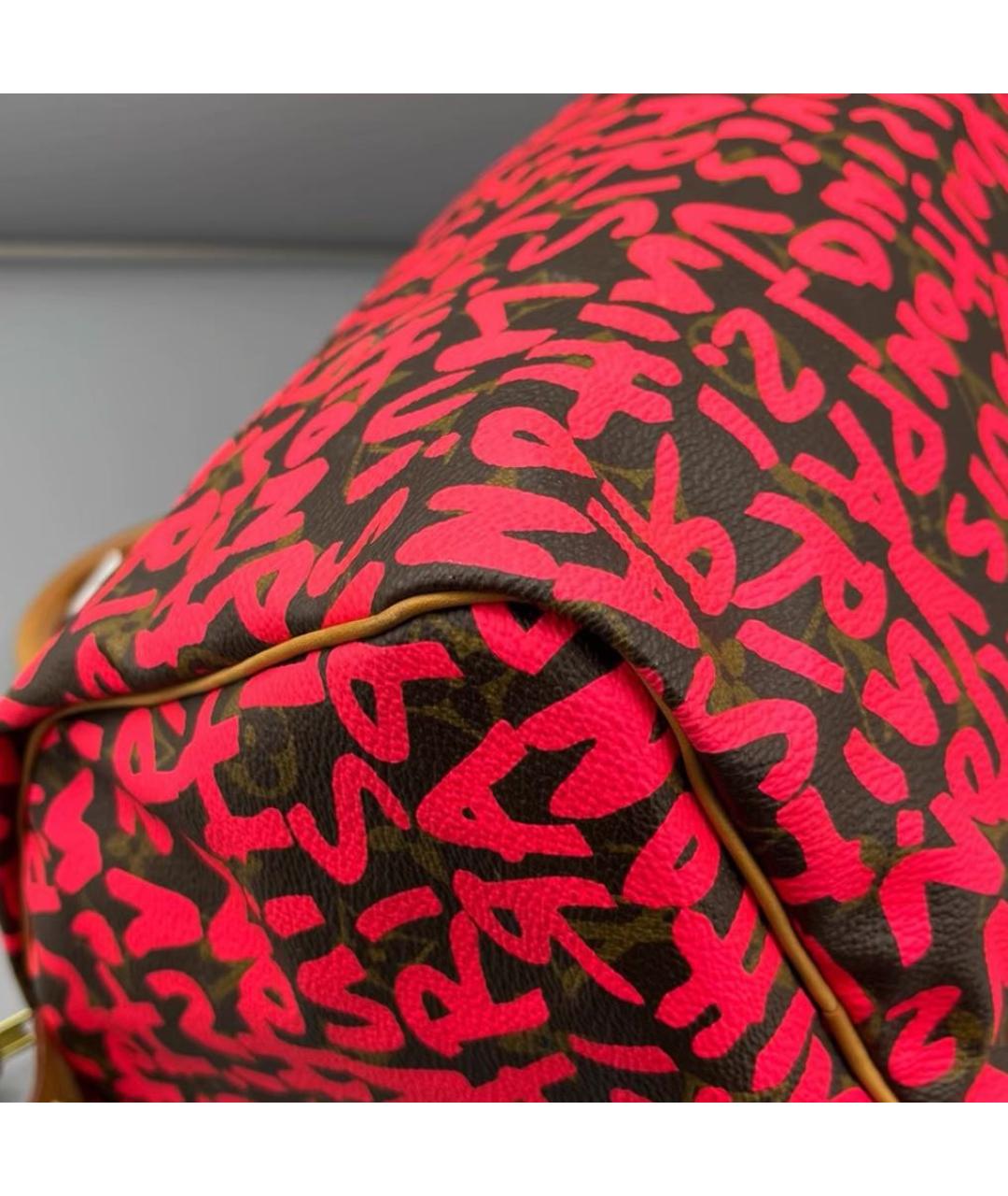 LOUIS VUITTON Красная сумка с короткими ручками, фото 5