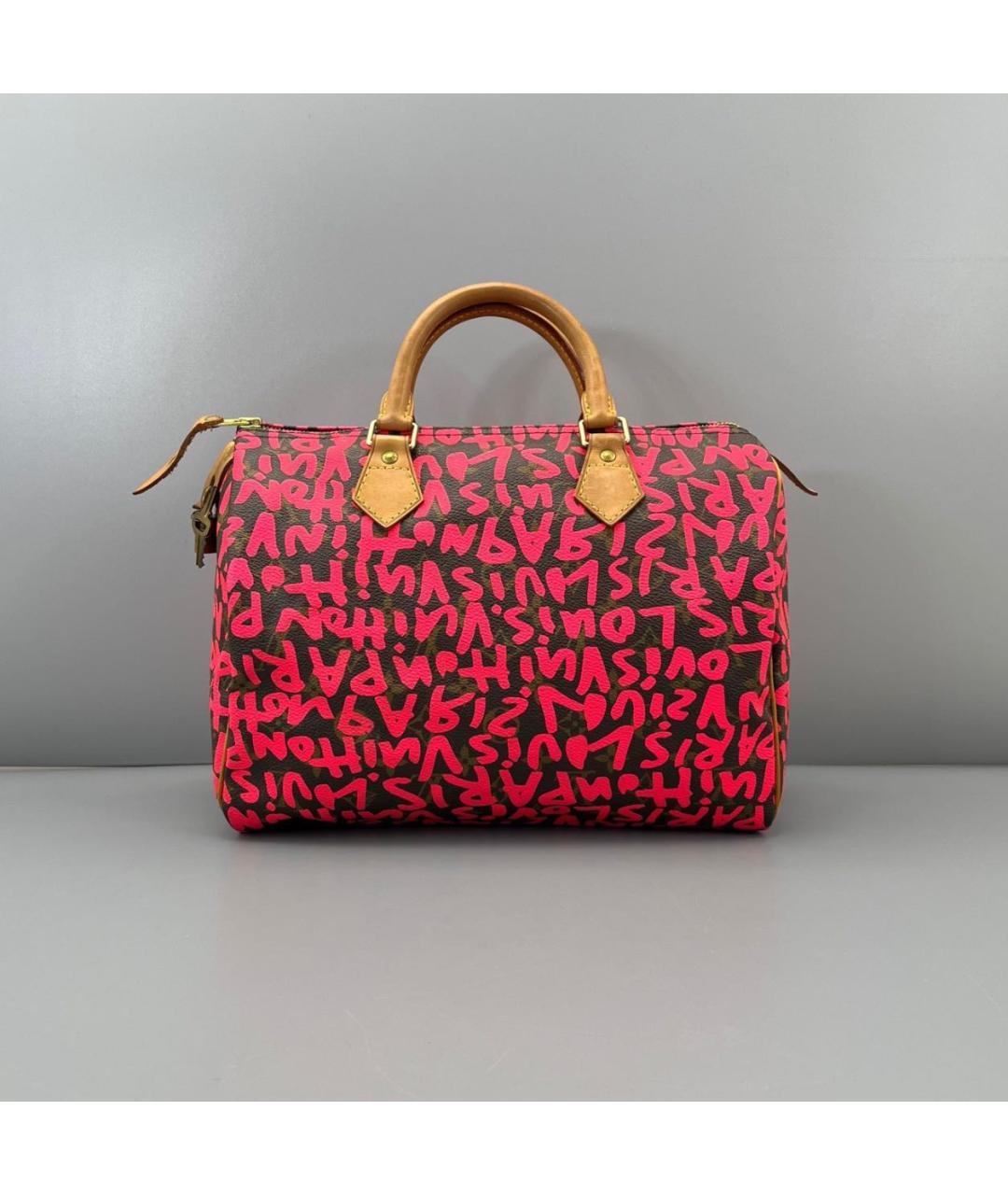 LOUIS VUITTON Красная сумка с короткими ручками, фото 6