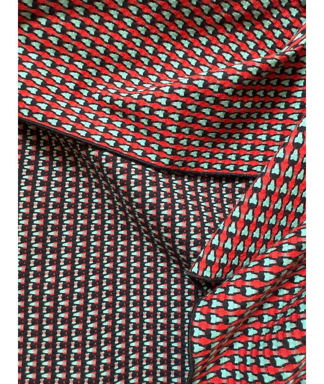 DRIES VAN NOTEN Бордовая хлопковая юбка миди, фото 6