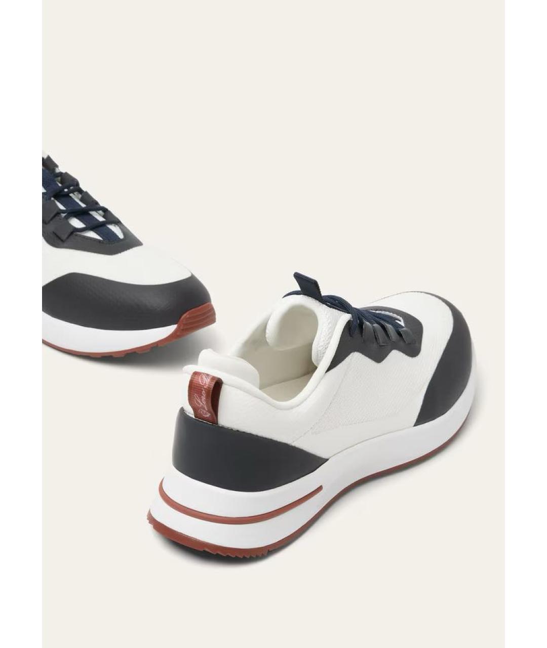 LORO PIANA Мульти текстильные низкие кроссовки / кеды, фото 6