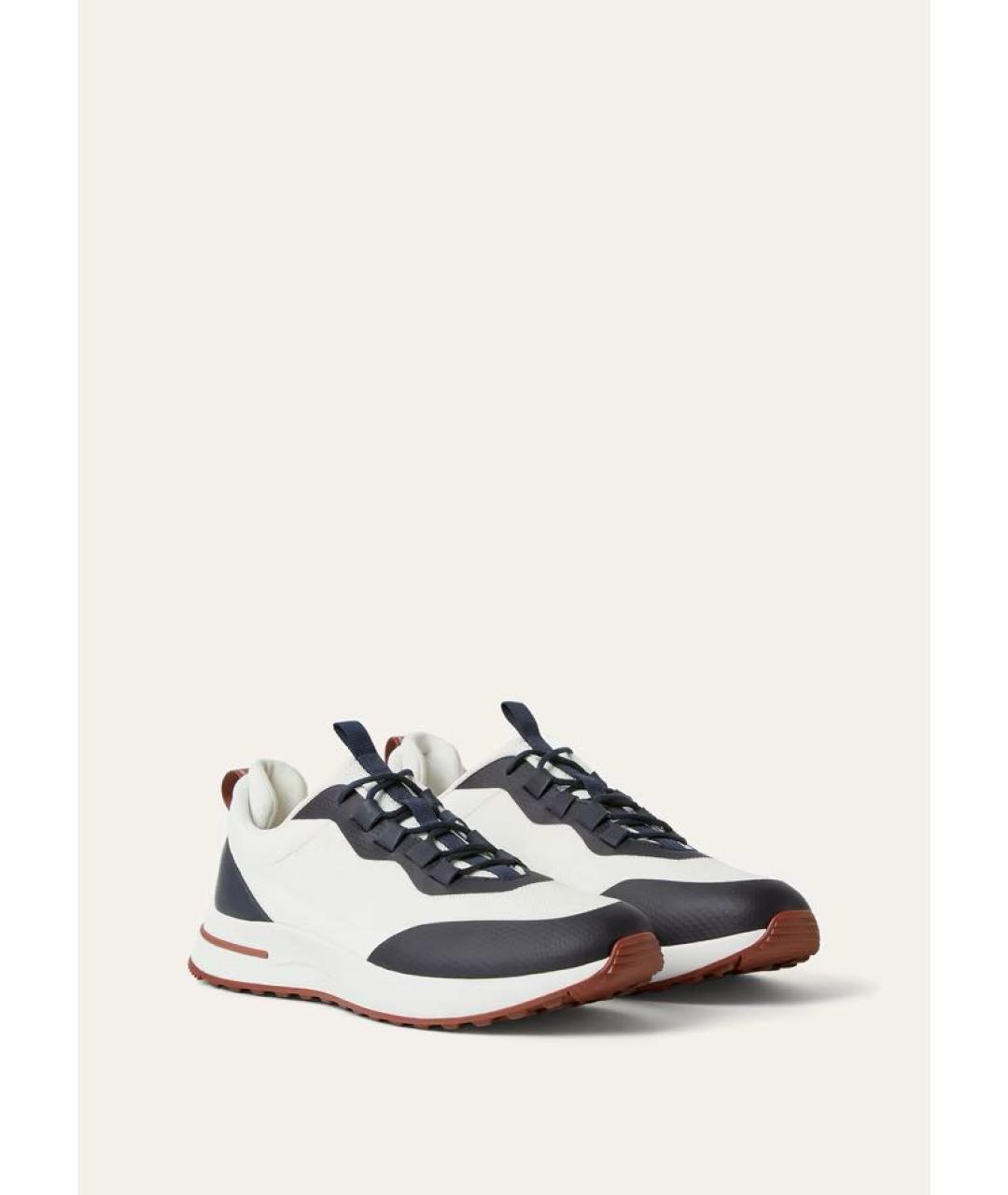 LORO PIANA Мульти текстильные низкие кроссовки / кеды, фото 3