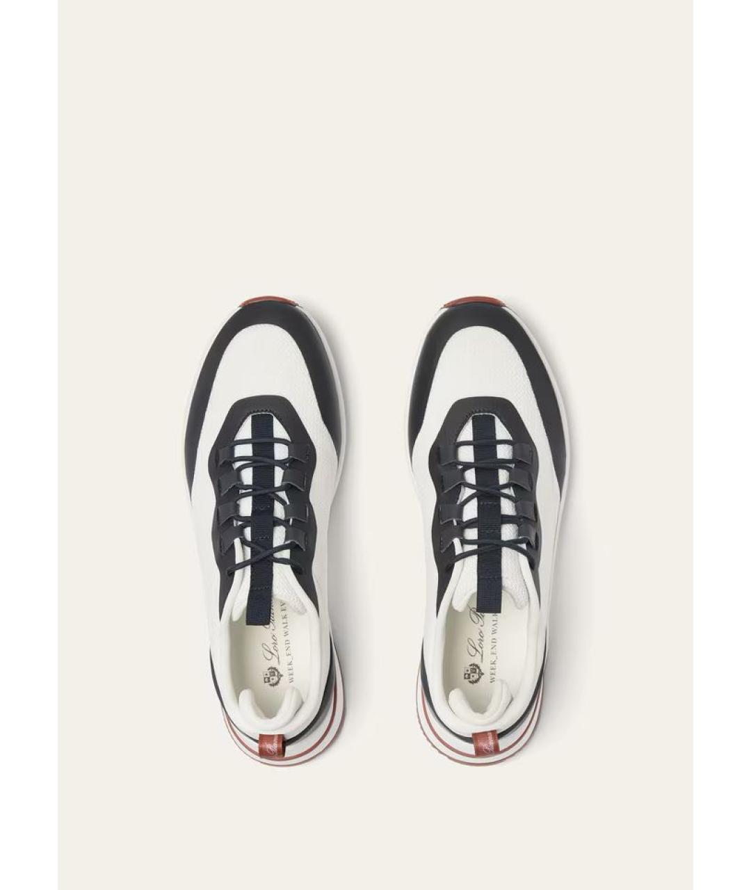 LORO PIANA Мульти текстильные низкие кроссовки / кеды, фото 5