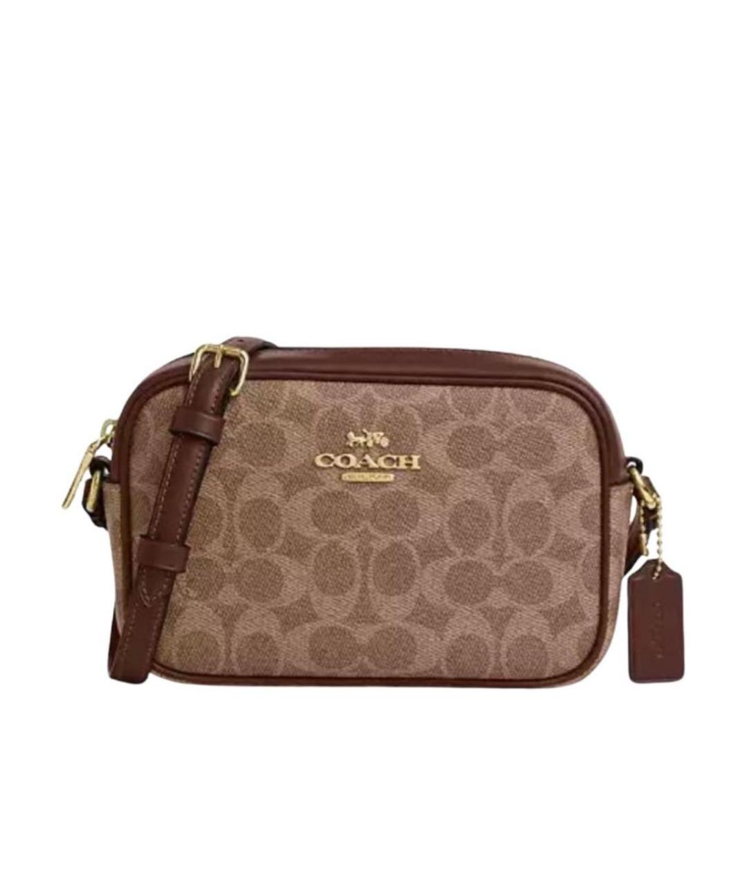 COACH Коричневая сумка через плечо, фото 8