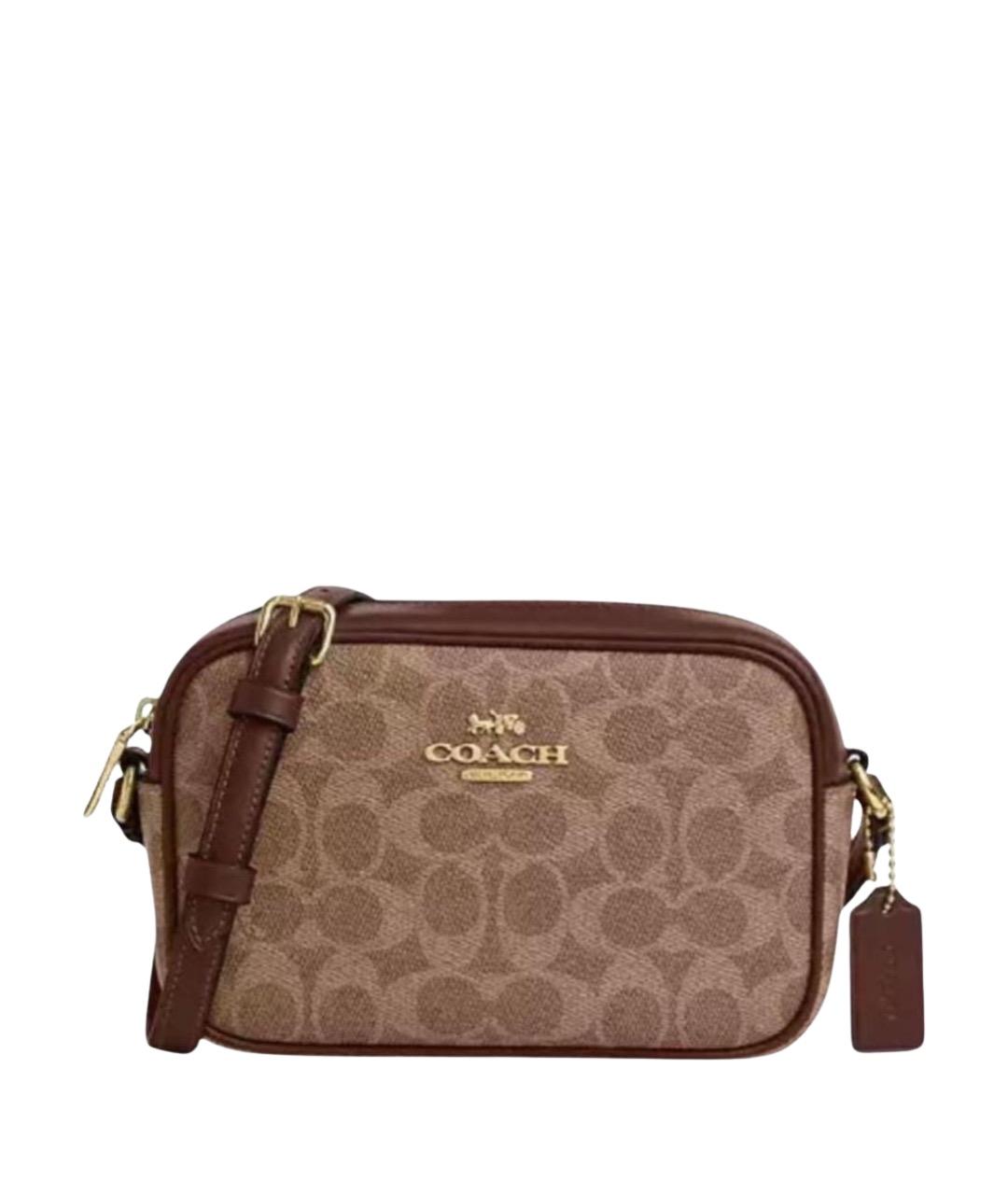 COACH Коричневая сумка через плечо, фото 1