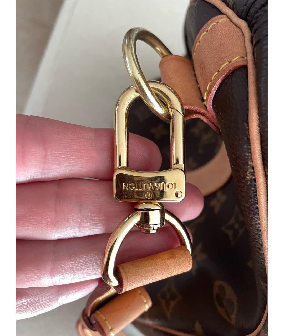 LOUIS VUITTON Коричневая дорожная/спортивная сумка, фото 5