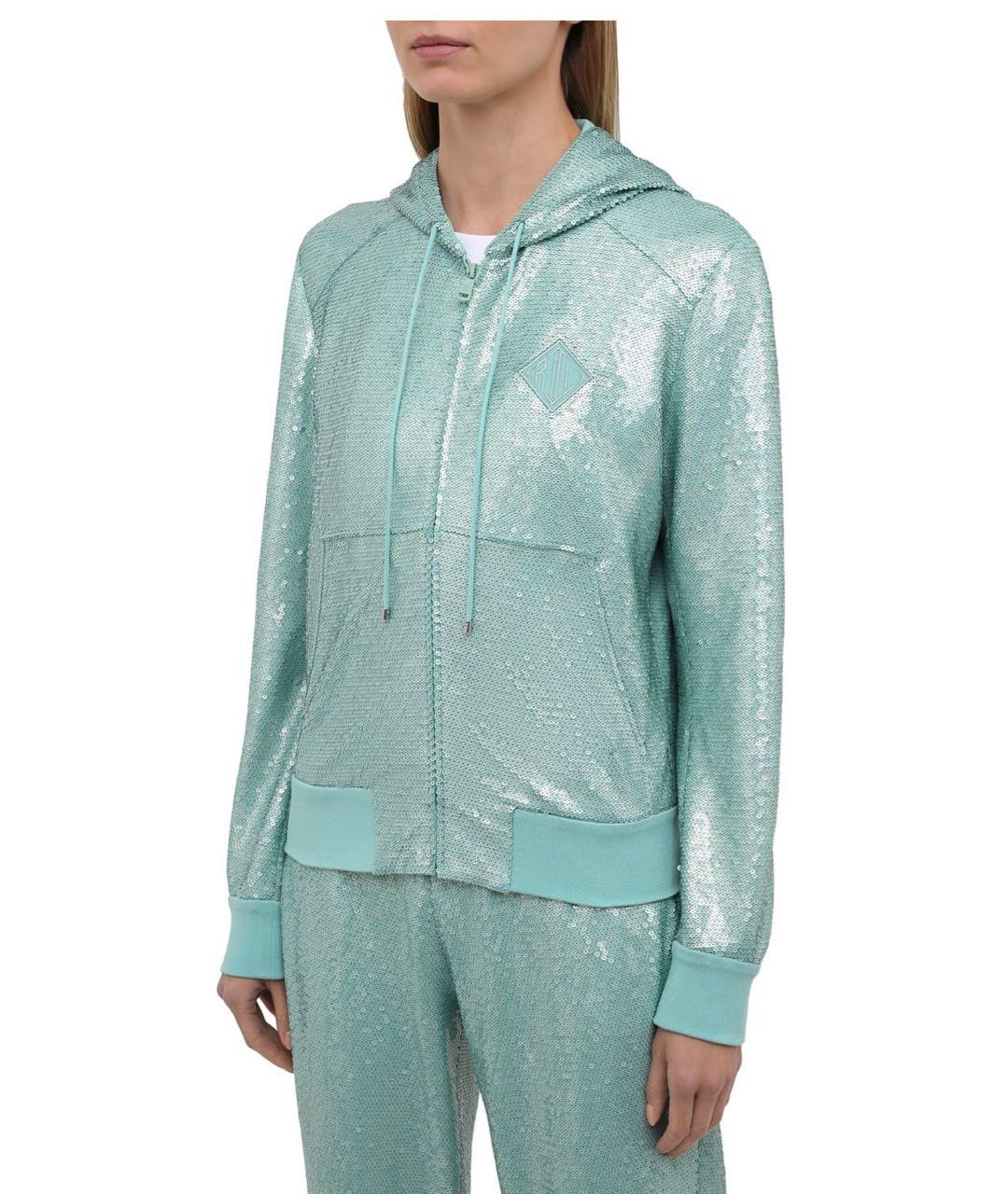 RALPH LAUREN COLLECTION Бирюзовый шерстяной кардиган, фото 3