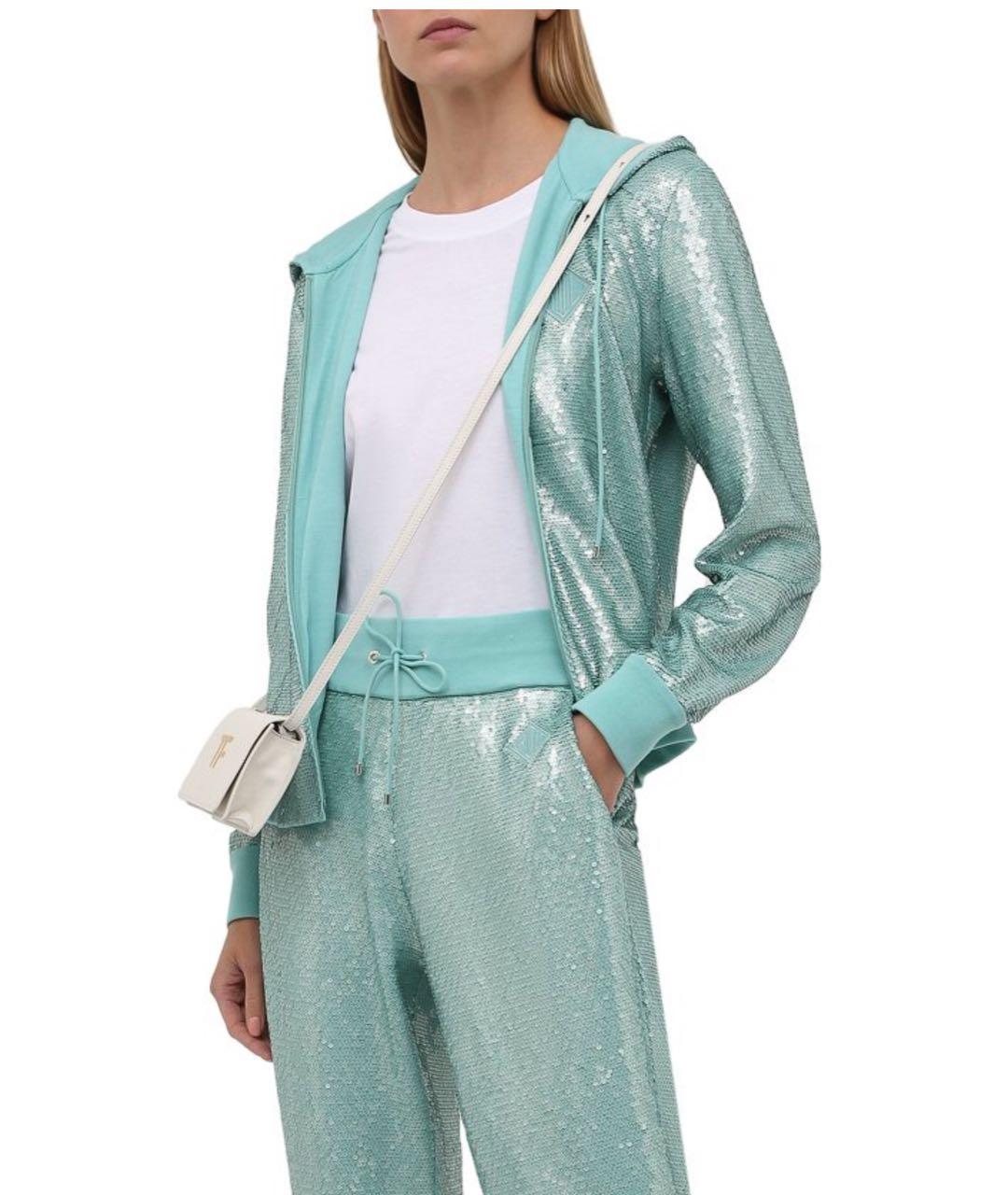 RALPH LAUREN COLLECTION Бирюзовый шерстяной кардиган, фото 2