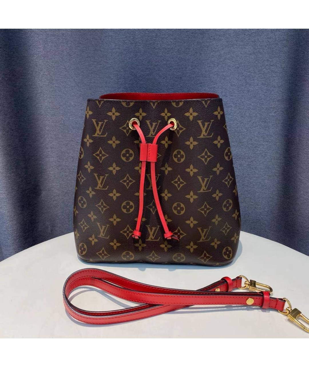 LOUIS VUITTON Коричневая сумка через плечо, фото 7