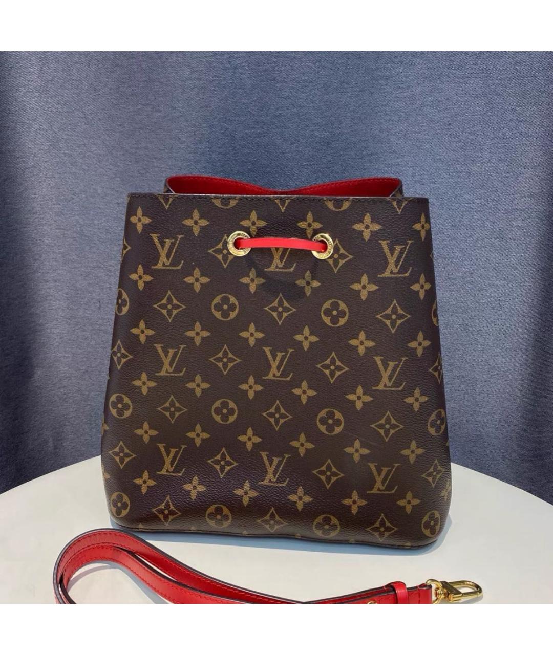 LOUIS VUITTON Коричневая сумка через плечо, фото 4