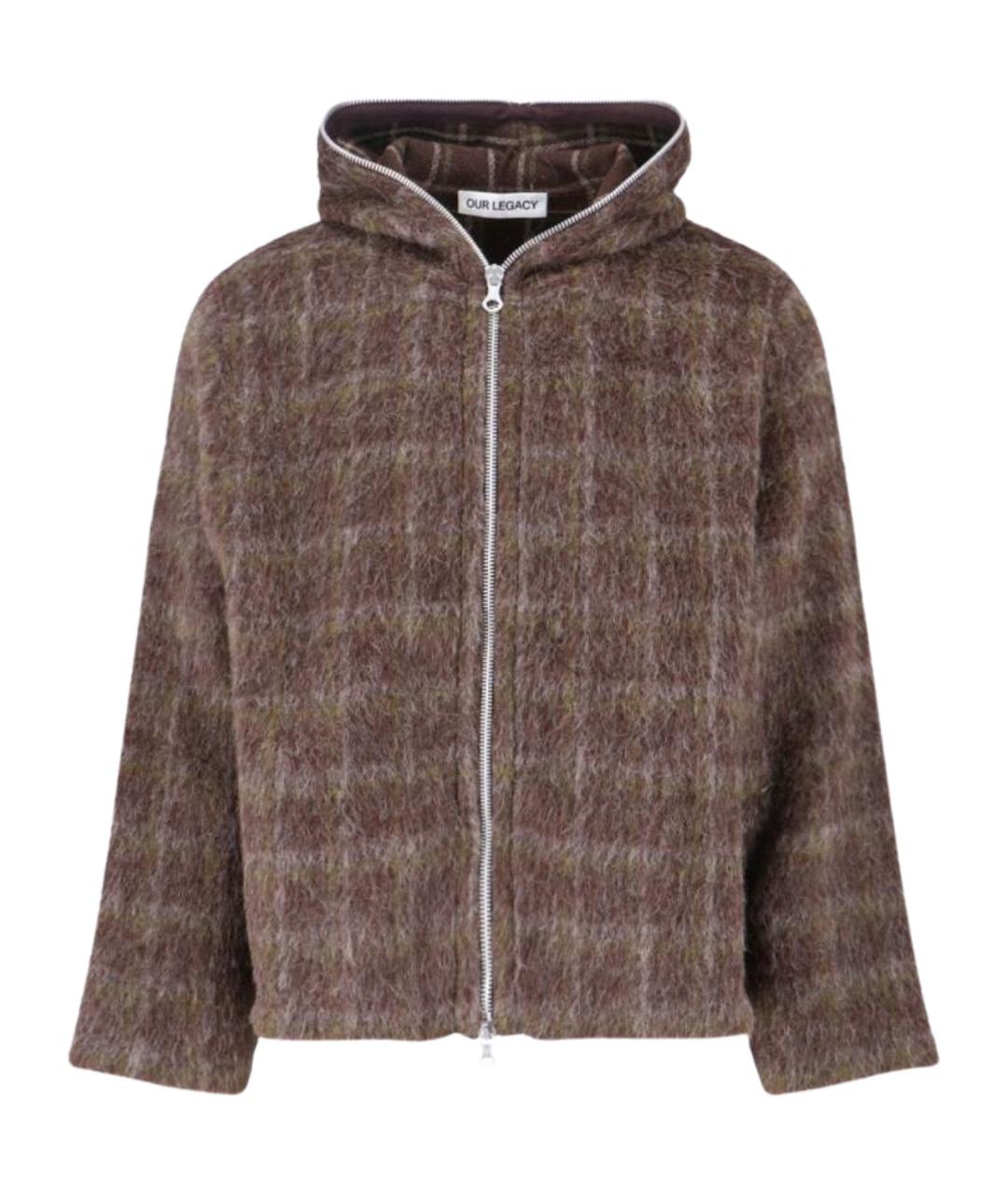 OUR LEGACY Коричневая шерстяная куртка, фото 1