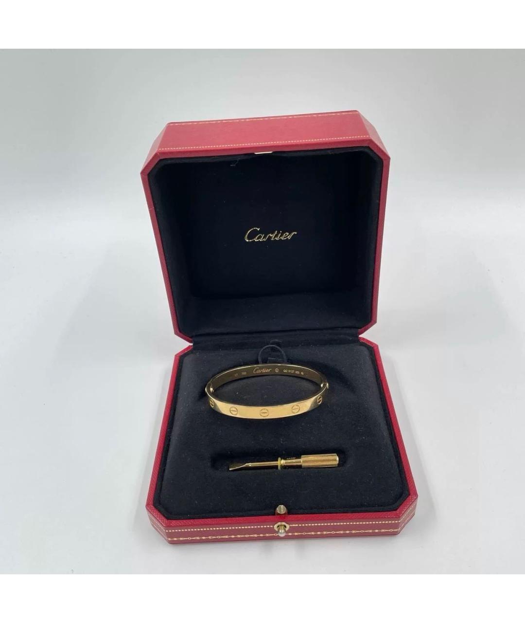 CARTIER Желтый браслет из желтого золота, фото 5