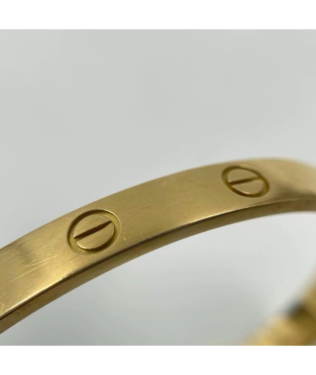 CARTIER Желтый браслет из желтого золота, фото 6