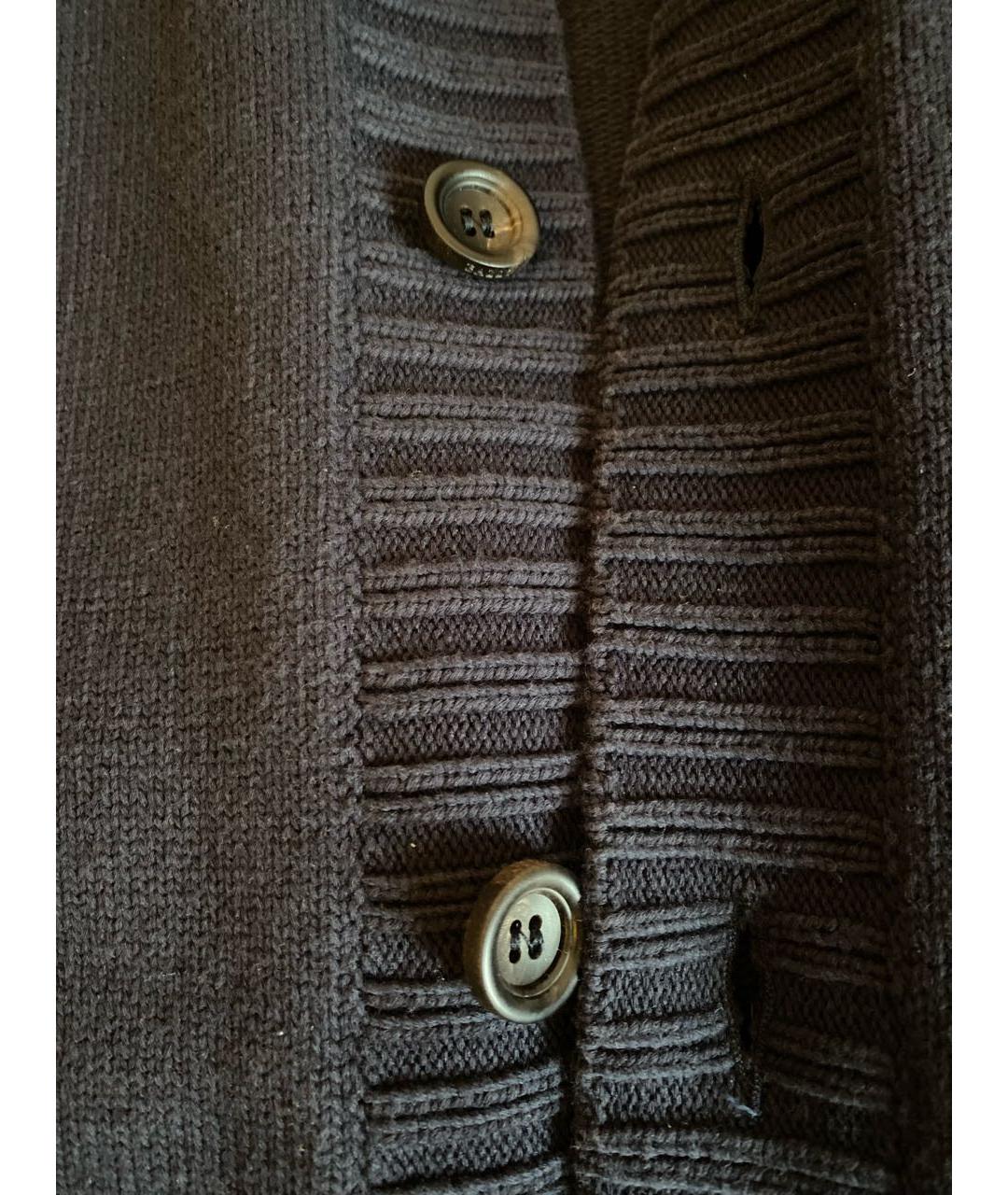 BALLY Темно-синий хлопковый кардиган, фото 3