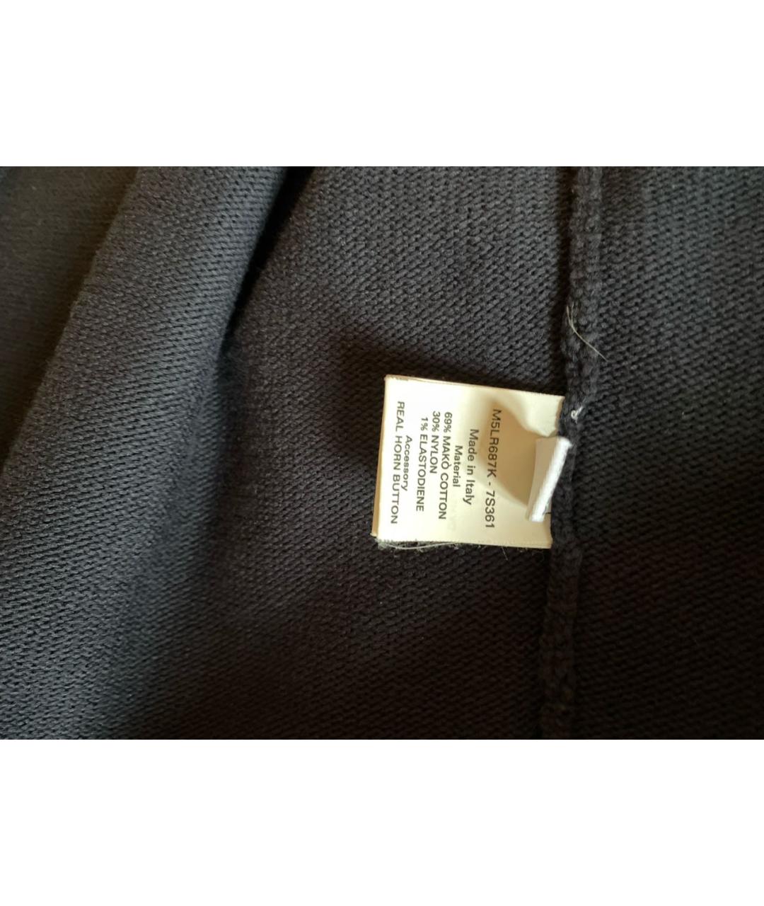 BALLY Темно-синий хлопковый кардиган, фото 4