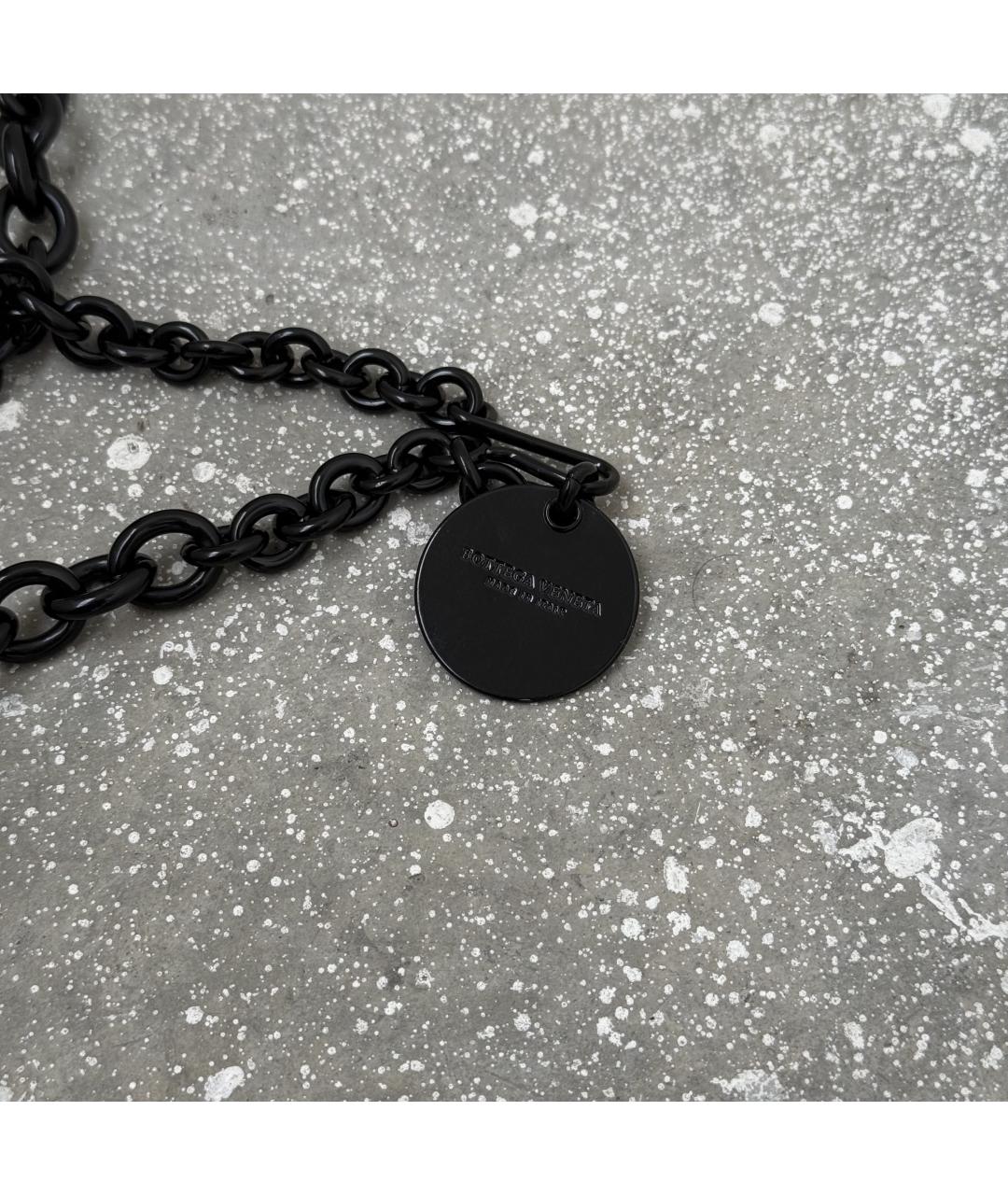 BOTTEGA VENETA Черный ремень, фото 5