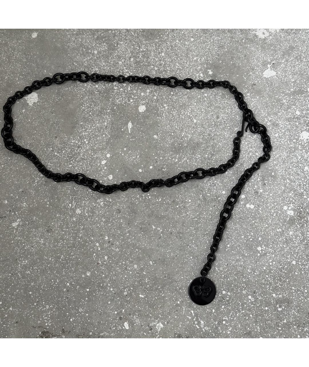 BOTTEGA VENETA Черный ремень, фото 6