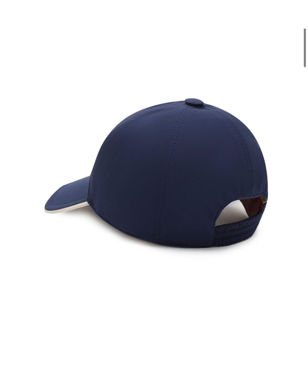 LORO PIANA Темно-синяя кепка/бейсболка, фото 2