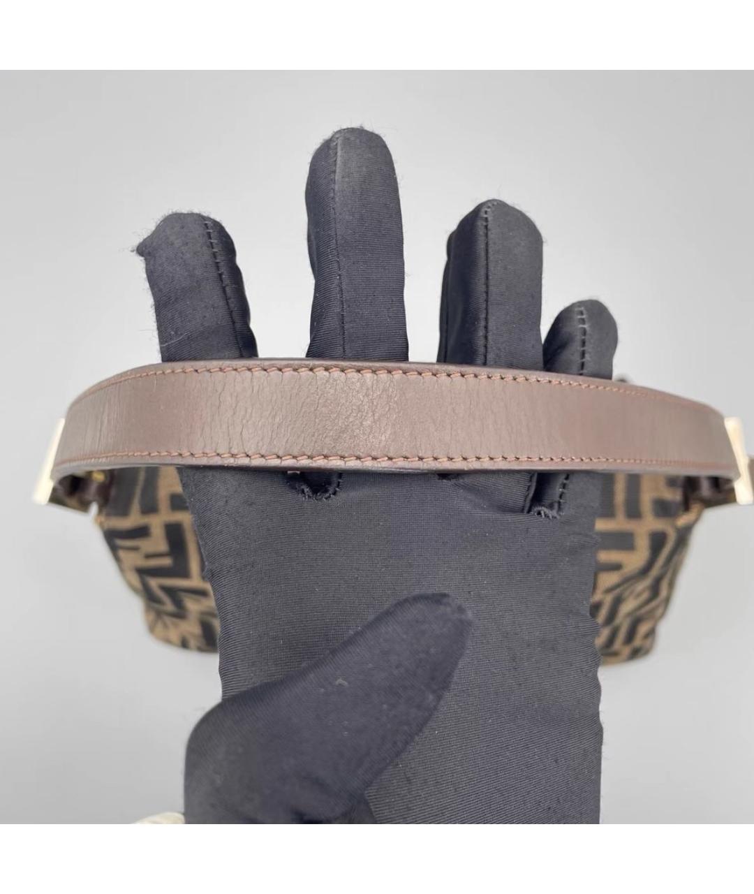 FENDI Коричневая сумка через плечо, фото 5