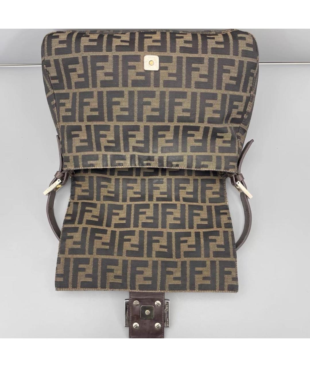 FENDI Коричневая сумка через плечо, фото 3