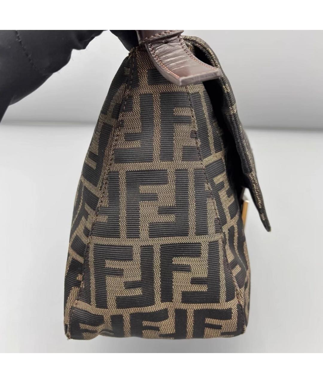 FENDI Коричневая сумка через плечо, фото 4