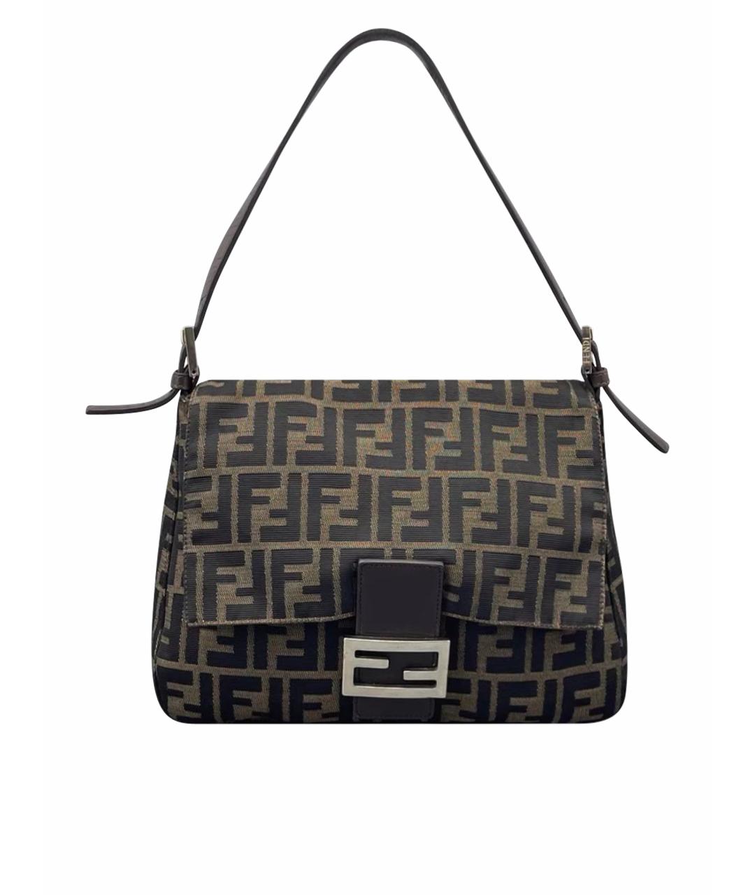 FENDI Коричневая сумка через плечо, фото 1
