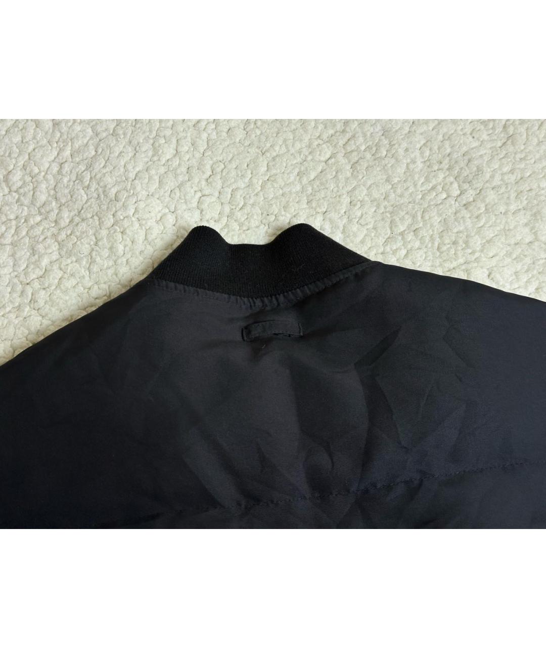 SAINT LAURENT Черный полиэстеровый жилет, фото 7