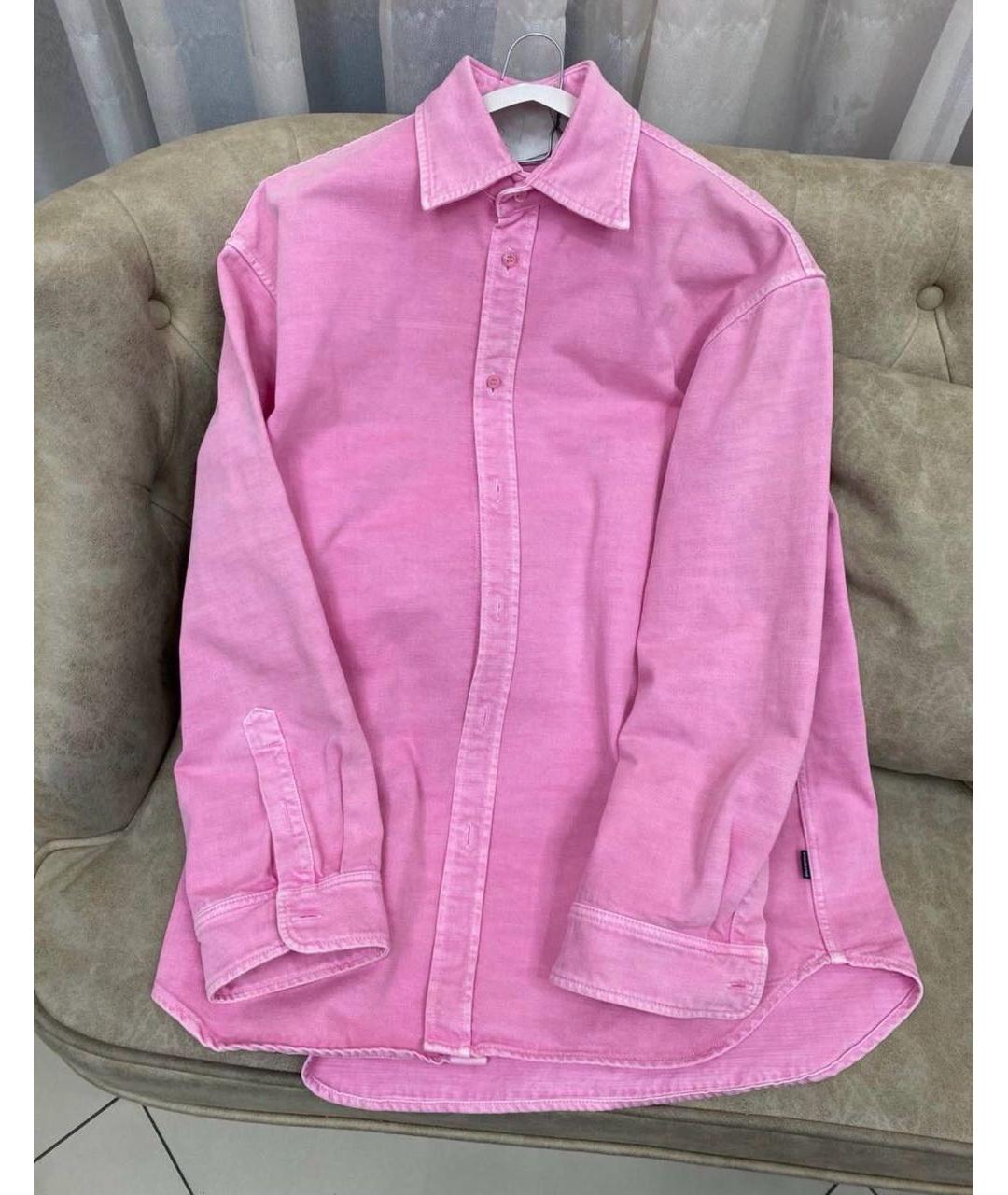 BALENCIAGA Розовый деним жакет/пиджак, фото 7
