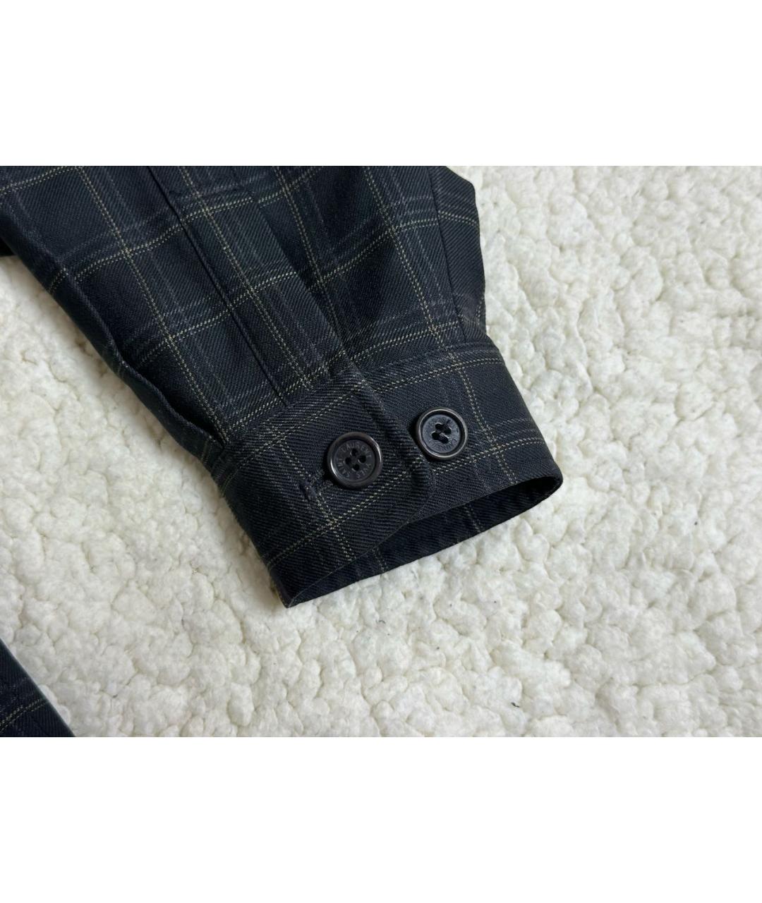 SAINT LAURENT Черная хлопковая куртка, фото 6