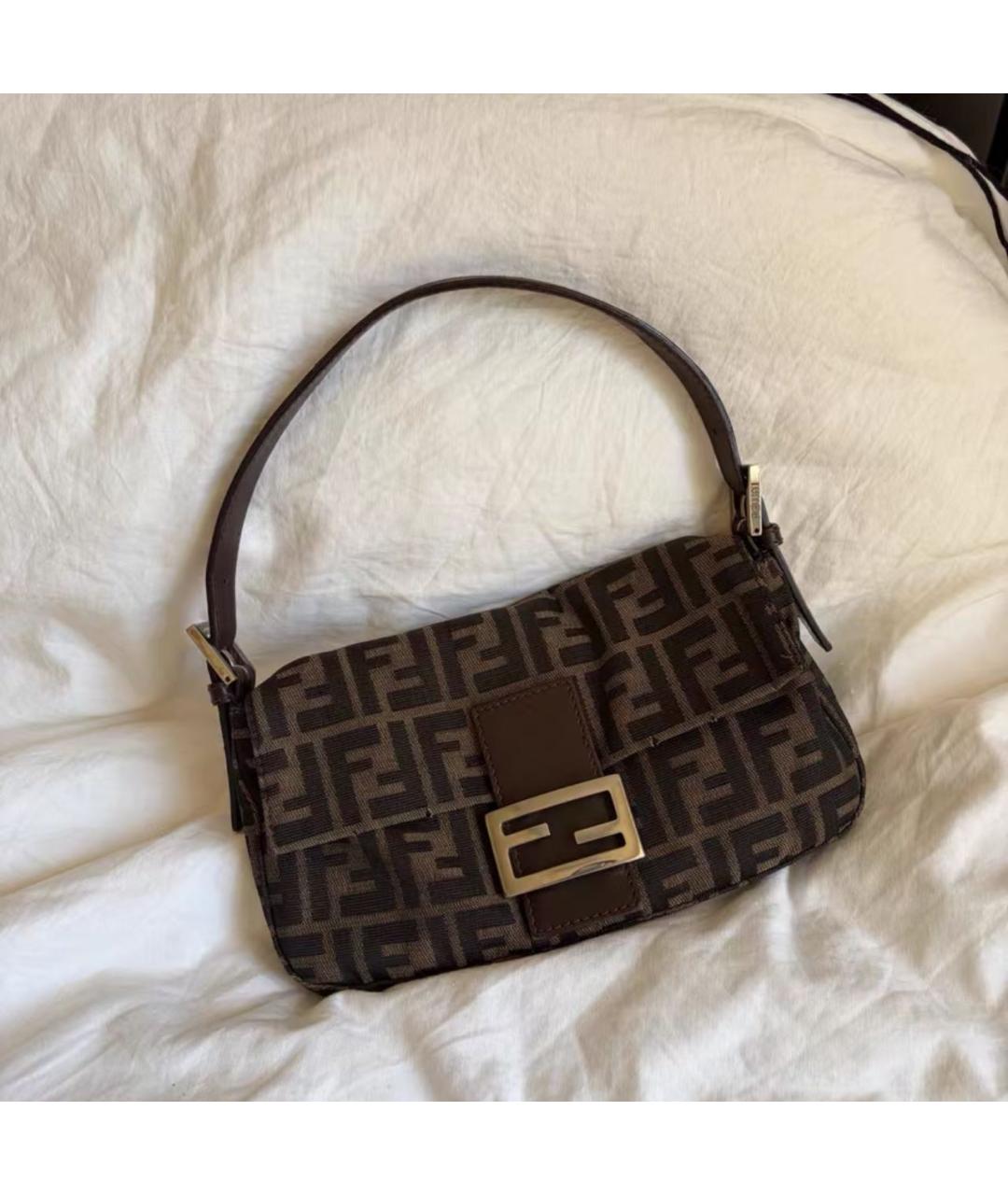 FENDI Коричневая сумка через плечо, фото 2