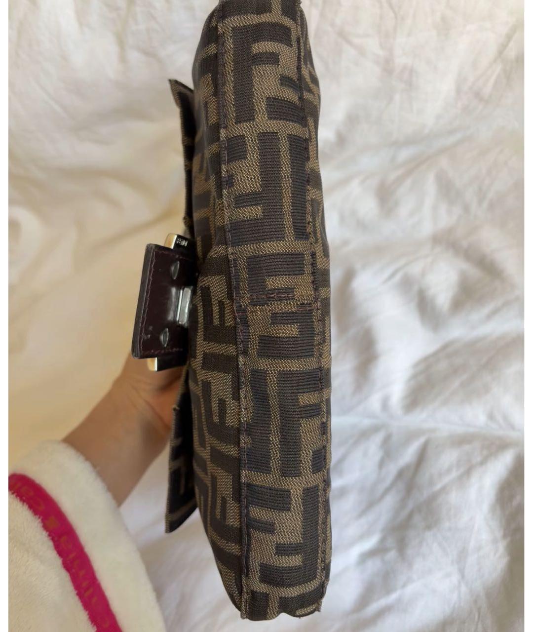 FENDI Коричневая сумка через плечо, фото 5