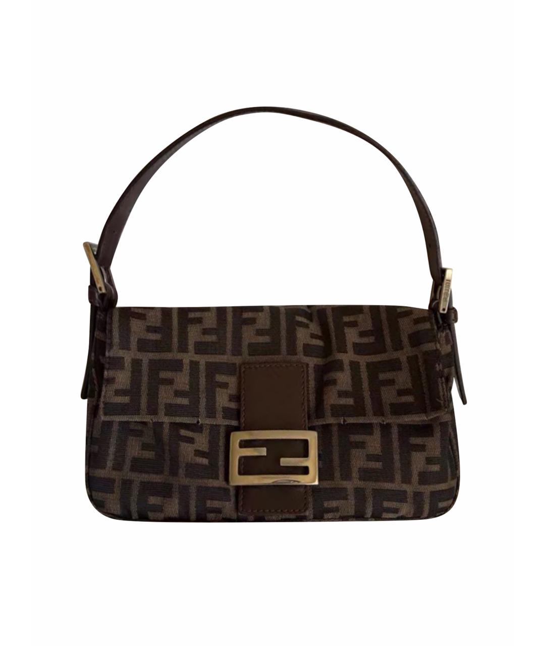 FENDI Коричневая сумка через плечо, фото 1