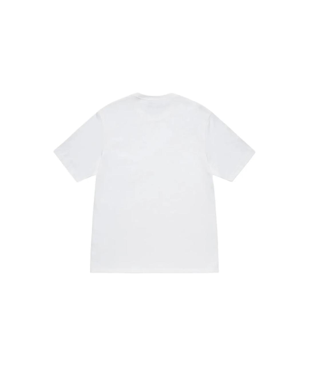 STUSSY Белая хлопковая футболка, фото 2