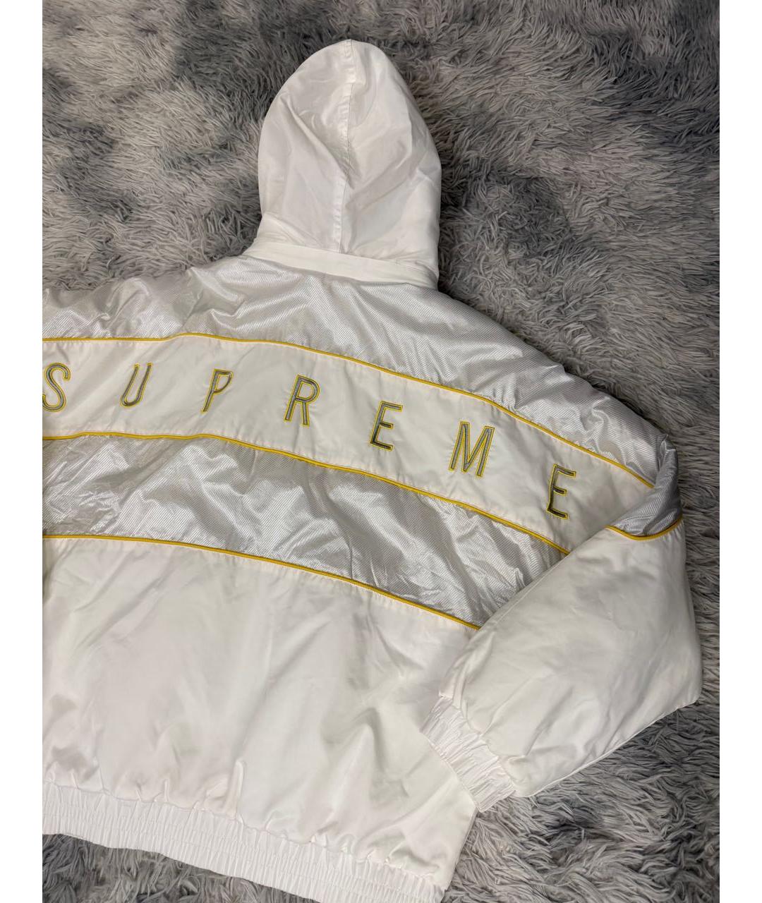 SUPREME Белая куртка, фото 3