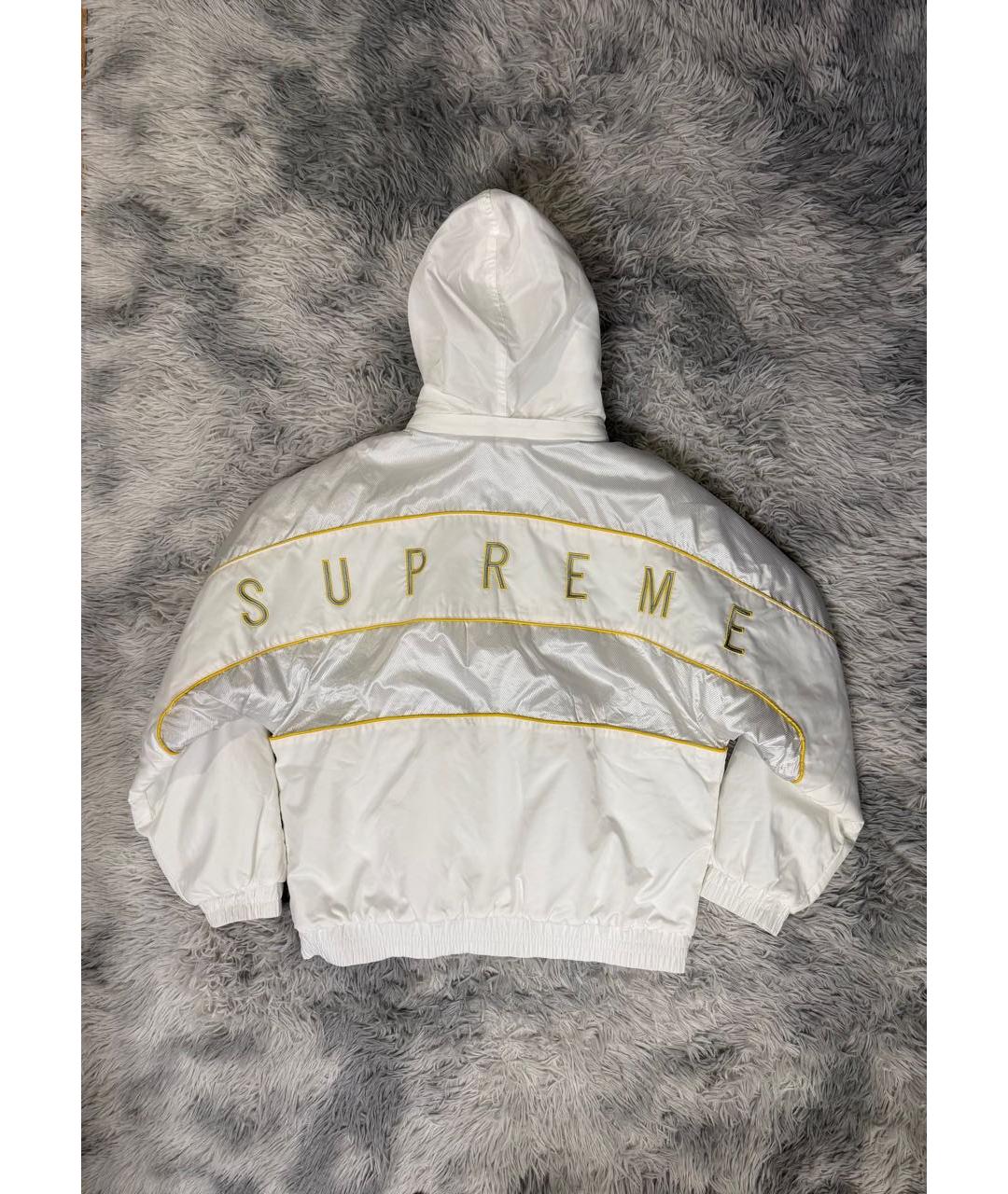 SUPREME Белая куртка, фото 2