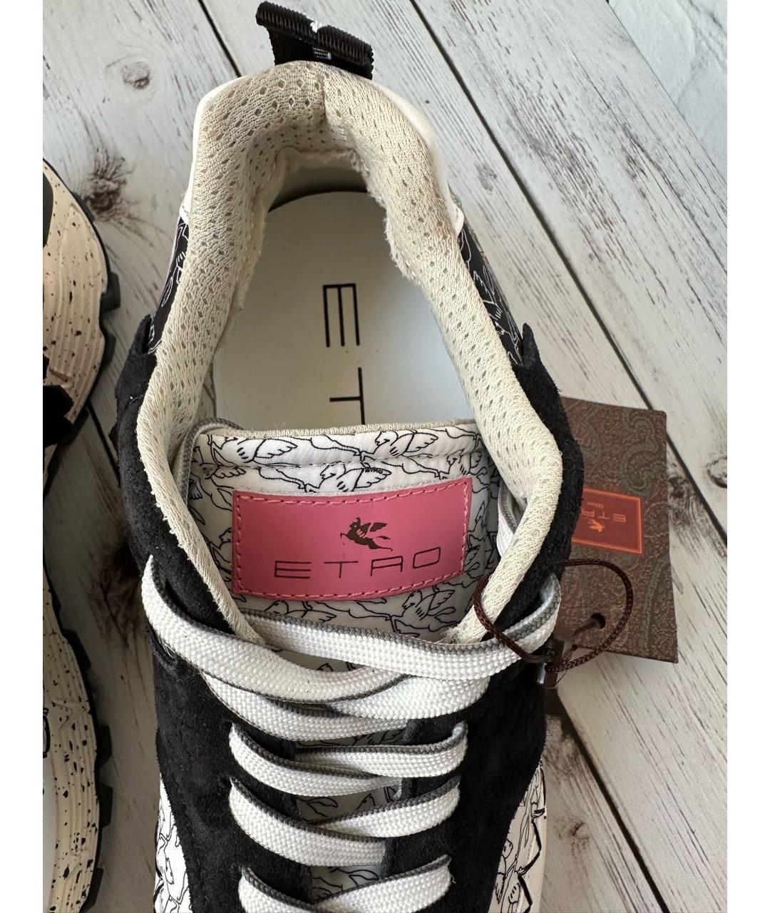 ETRO Мульти кожаные кроссовки, фото 3