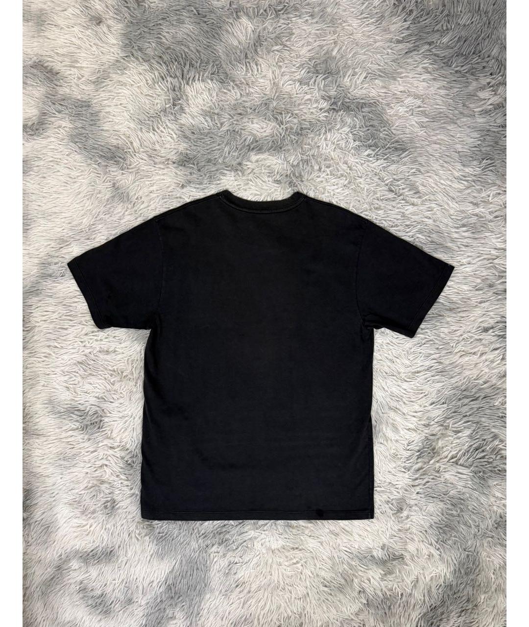 GUCCI Антрацитовая хлопковая футболка, фото 2