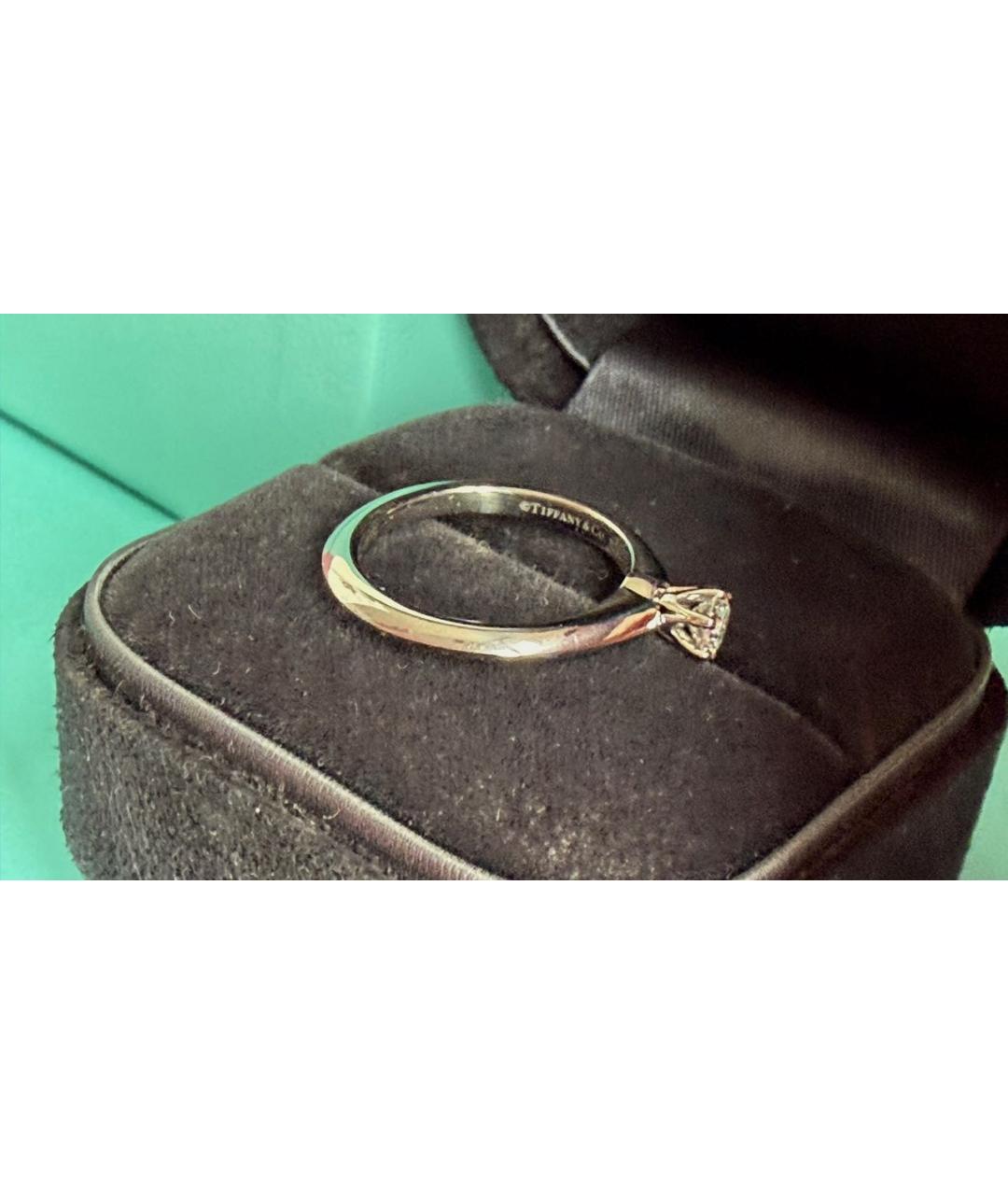 TIFFANY&CO Серебряное платиновое кольцо, фото 3