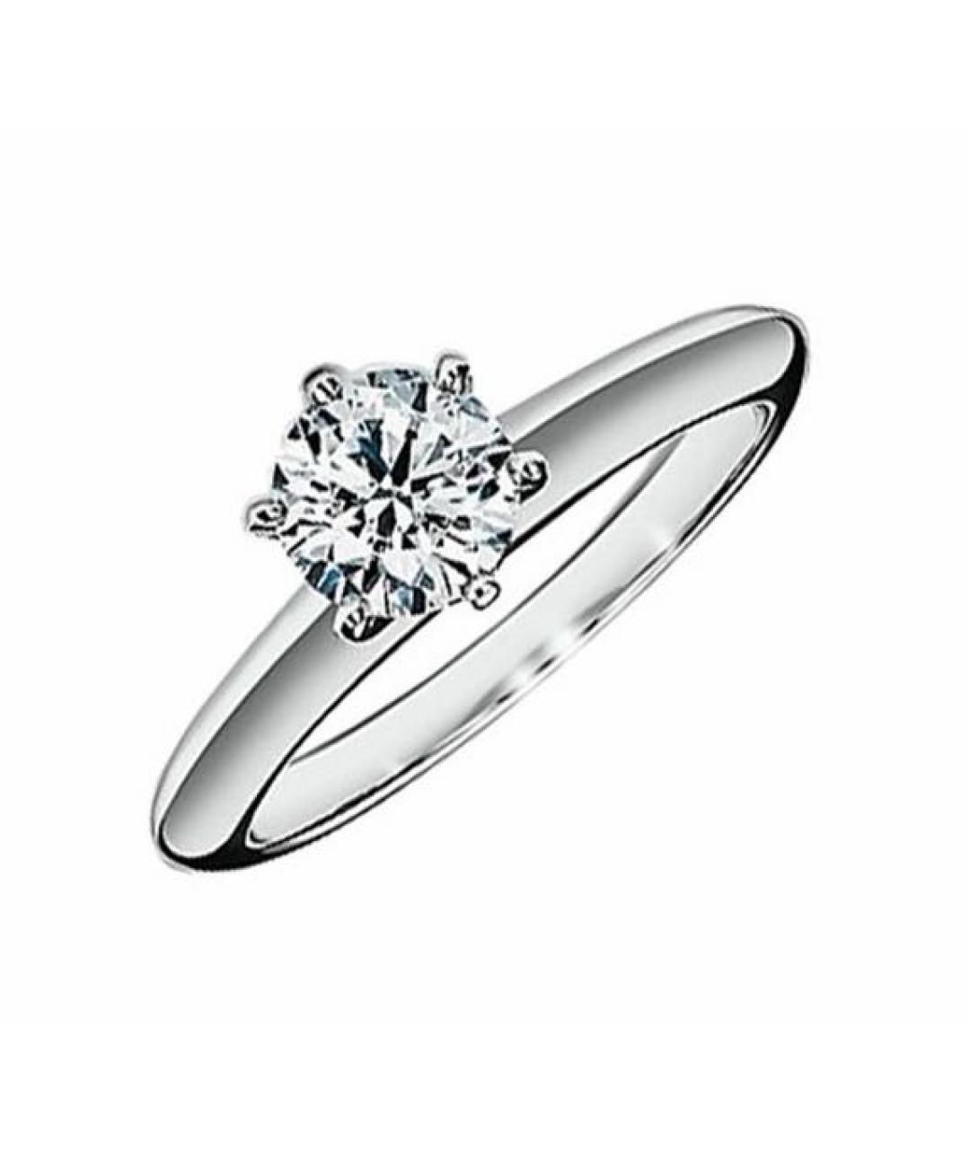 TIFFANY&CO Серебряное платиновое кольцо, фото 1