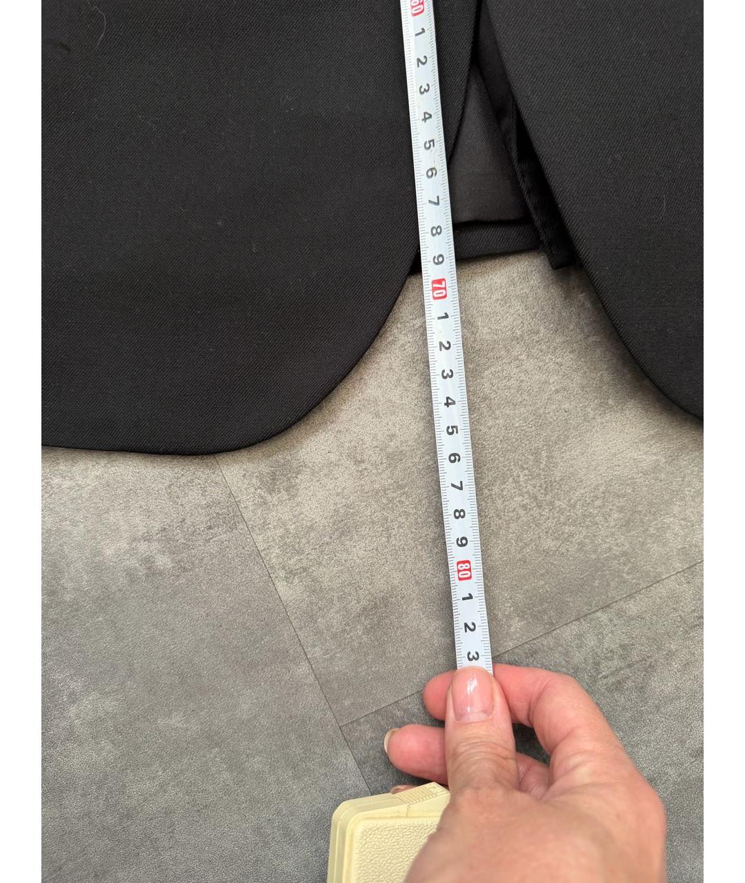 SAINT LAURENT Черный шерстяной жакет/пиджак, фото 6