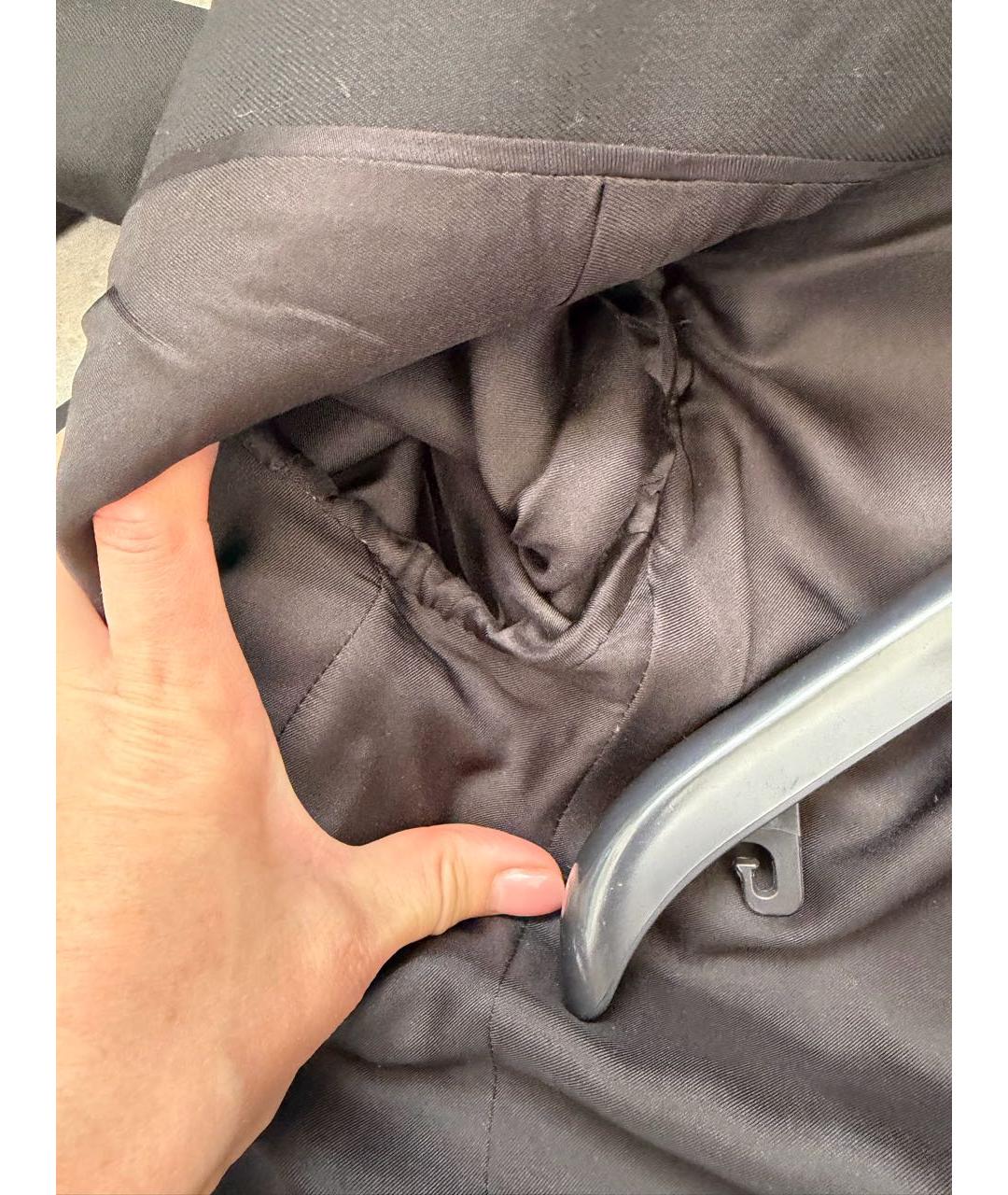 SAINT LAURENT Черный шерстяной жакет/пиджак, фото 8