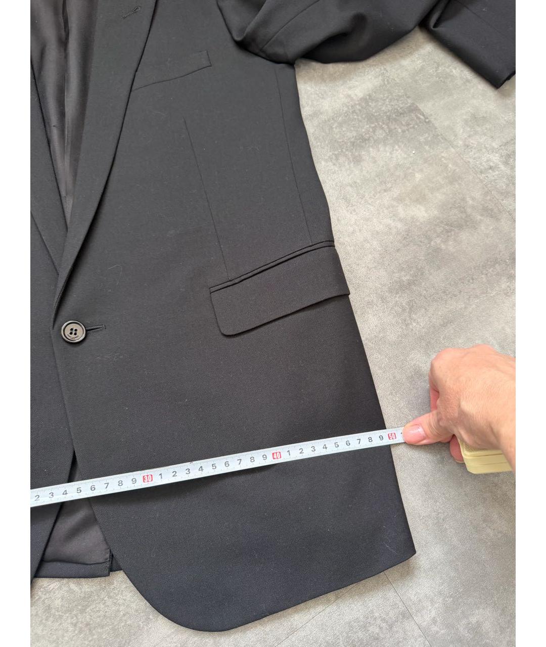 SAINT LAURENT Черный шерстяной жакет/пиджак, фото 5