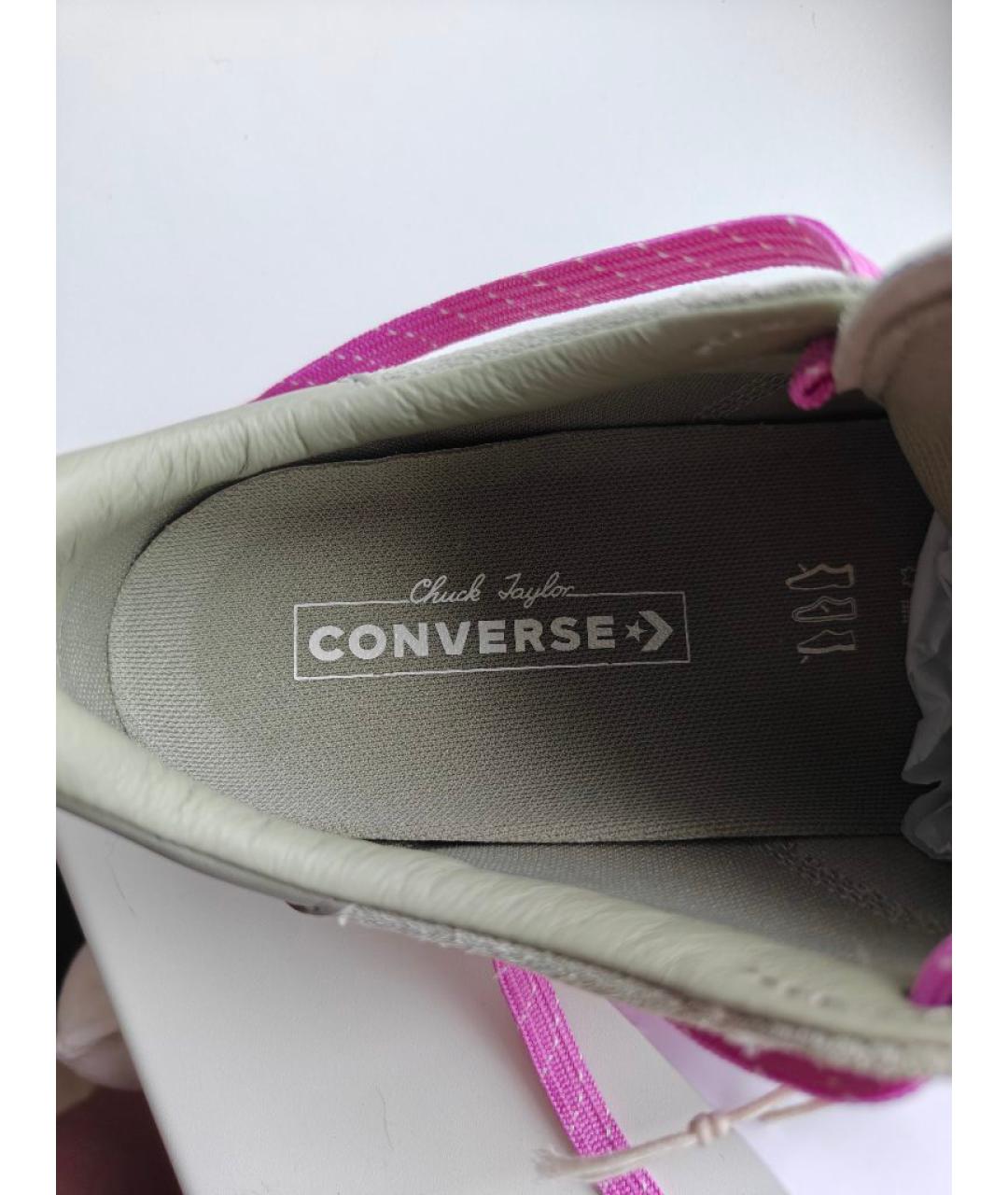 CONVERSE Зеленые замшевые кеды, фото 3