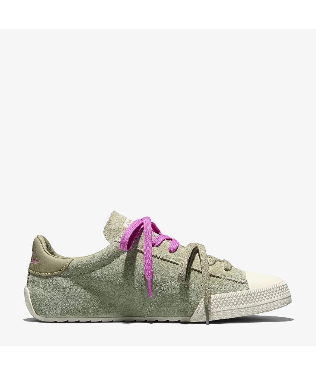 CONVERSE Зеленые замшевые кеды, фото 8