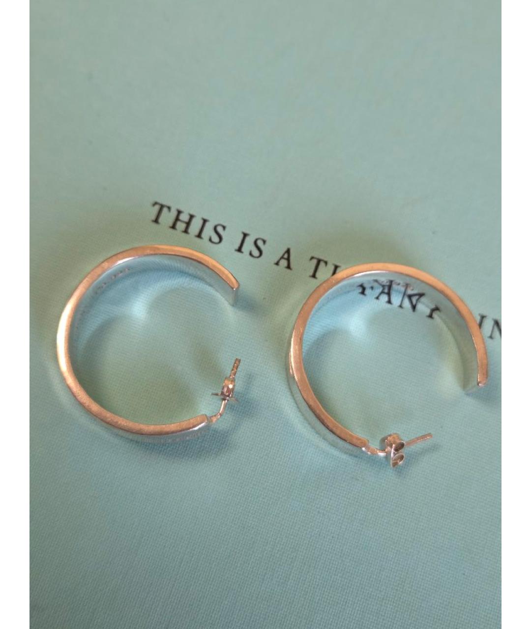 TIFFANY&CO Серебряные серебряные серьги, фото 2