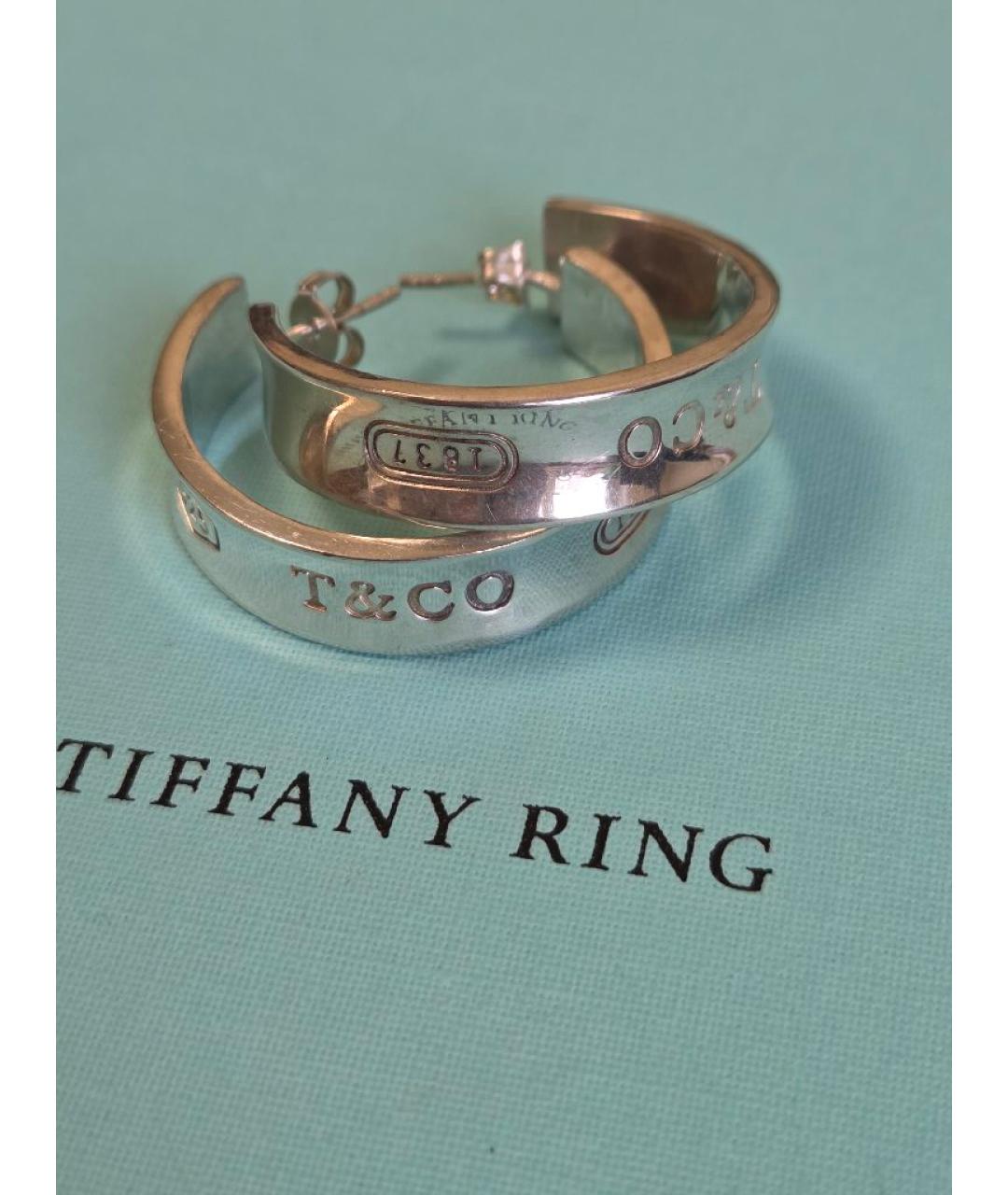 TIFFANY&CO Серебряные серебряные серьги, фото 7