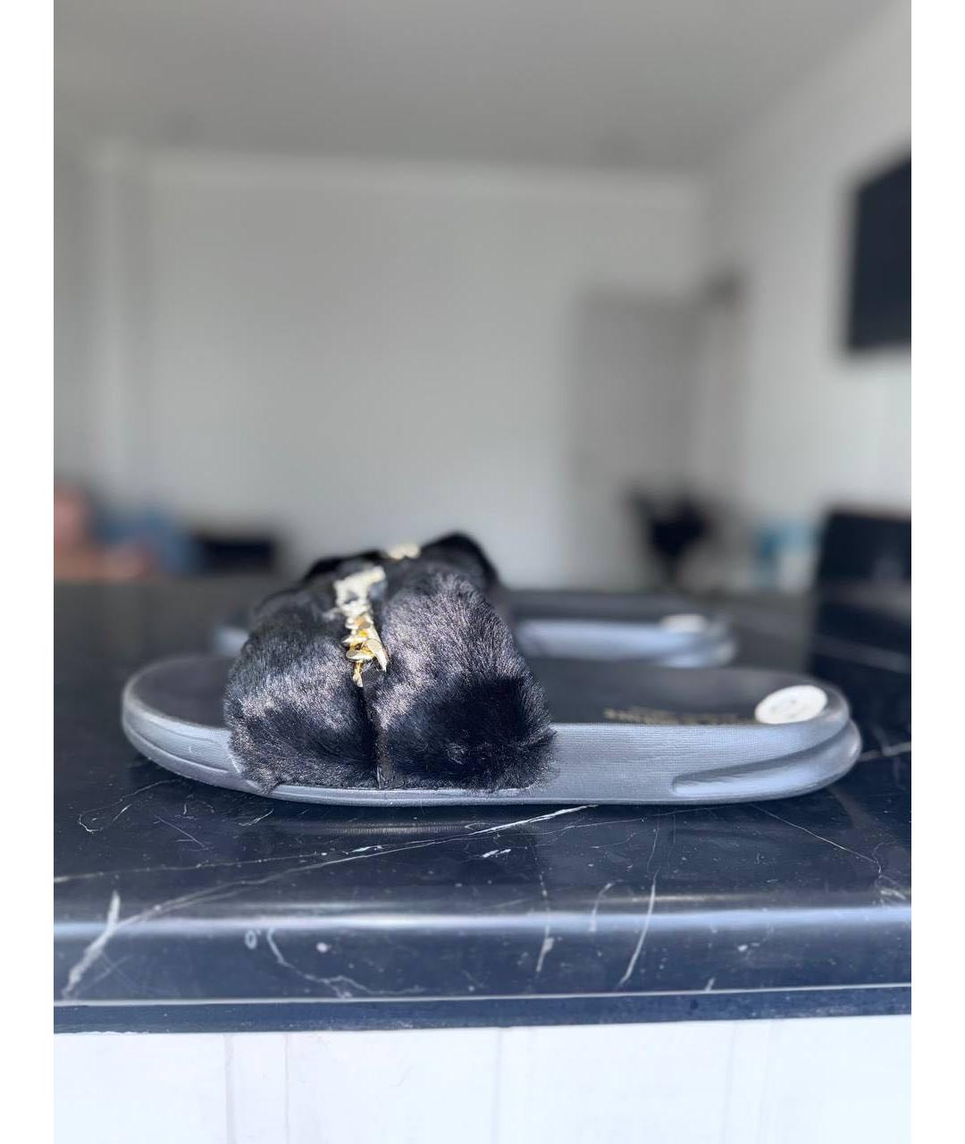 JUICY COUTURE Черные шлепанцы, фото 9