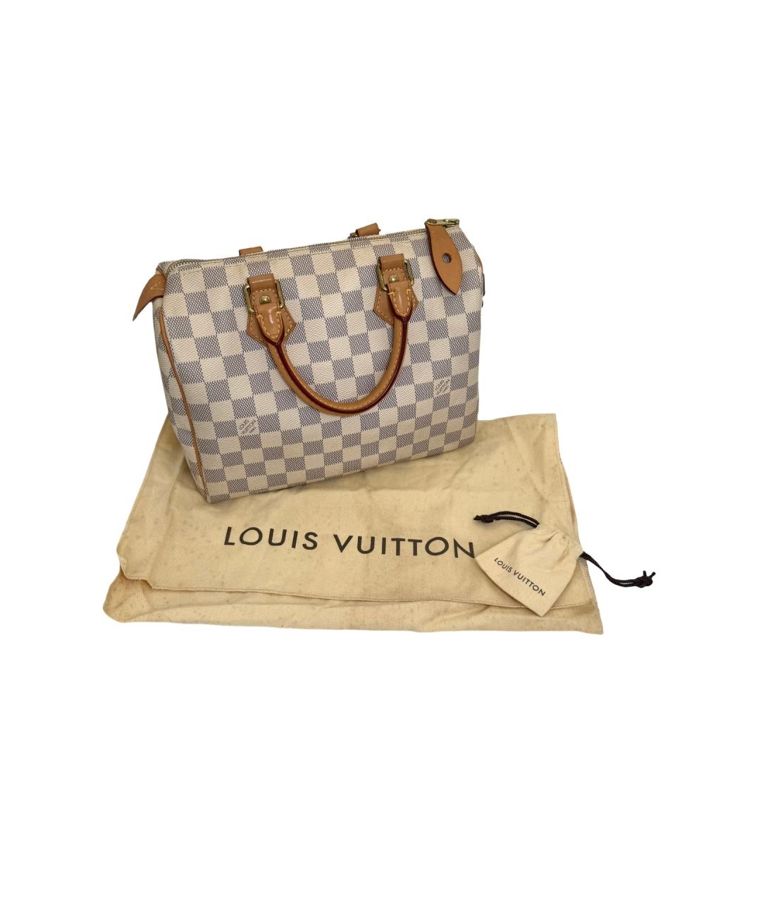LOUIS VUITTON Бежевая сумка с короткими ручками, фото 6